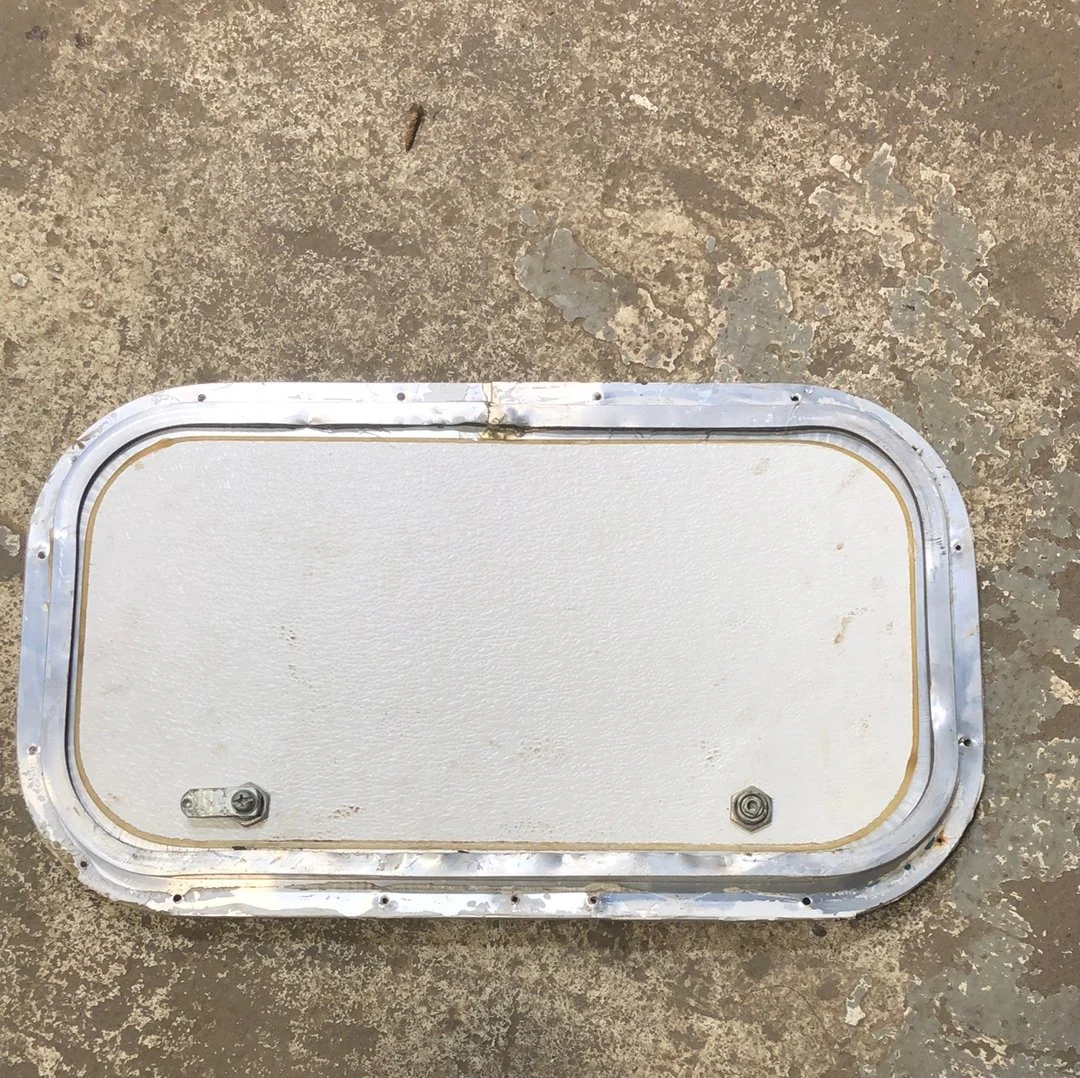 Used RV Radius Cargo / compartment Door 19 3/4 x 10 3/4 - Image 2