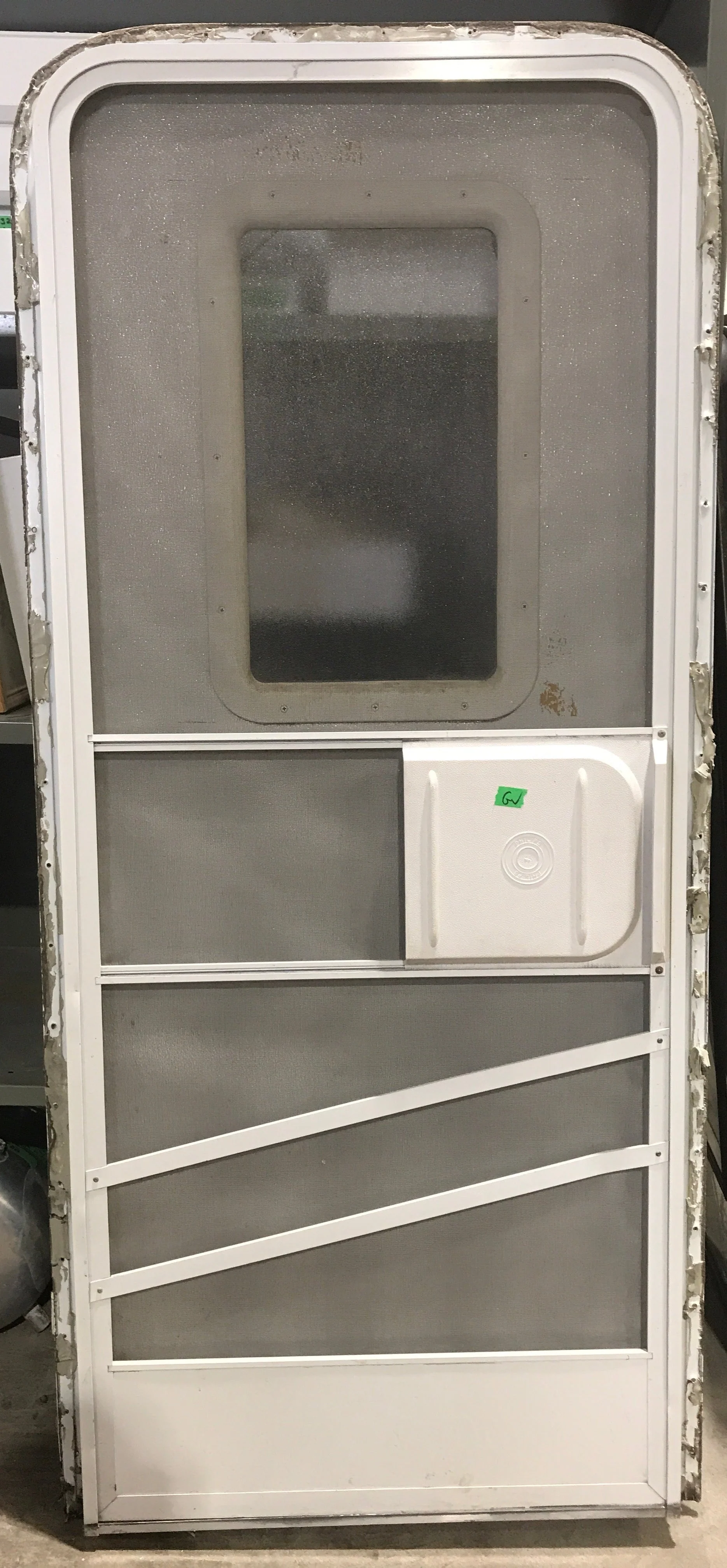 Used RV Radius Corner Entry Door 29 1/2" W x 70" H - Image 4
