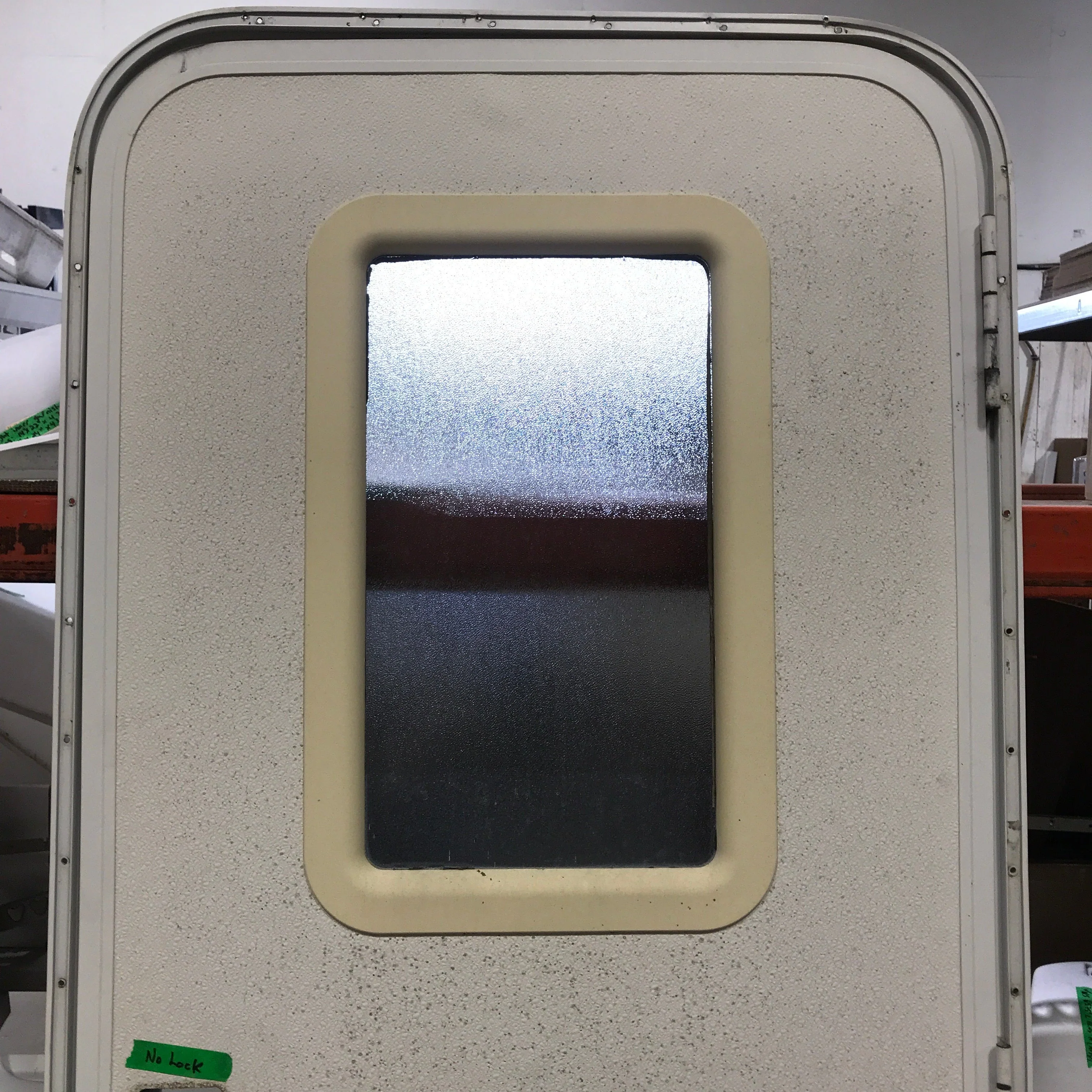 Used RV Radius Corner Entry Door 29 1/2" W x 71 1/4" H - Image 2