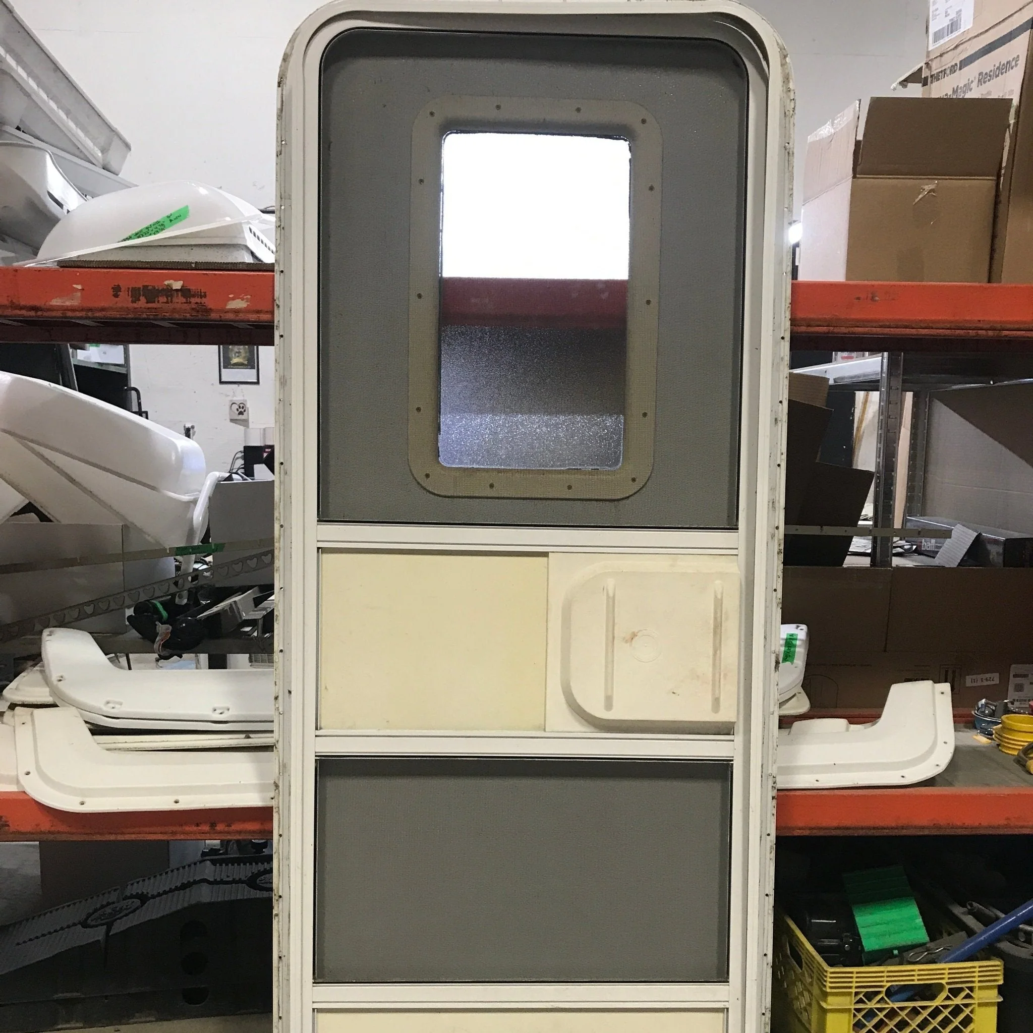 Used RV Radius Corner Entry Door 29 1/2" W x 71 1/4" H - Image 6