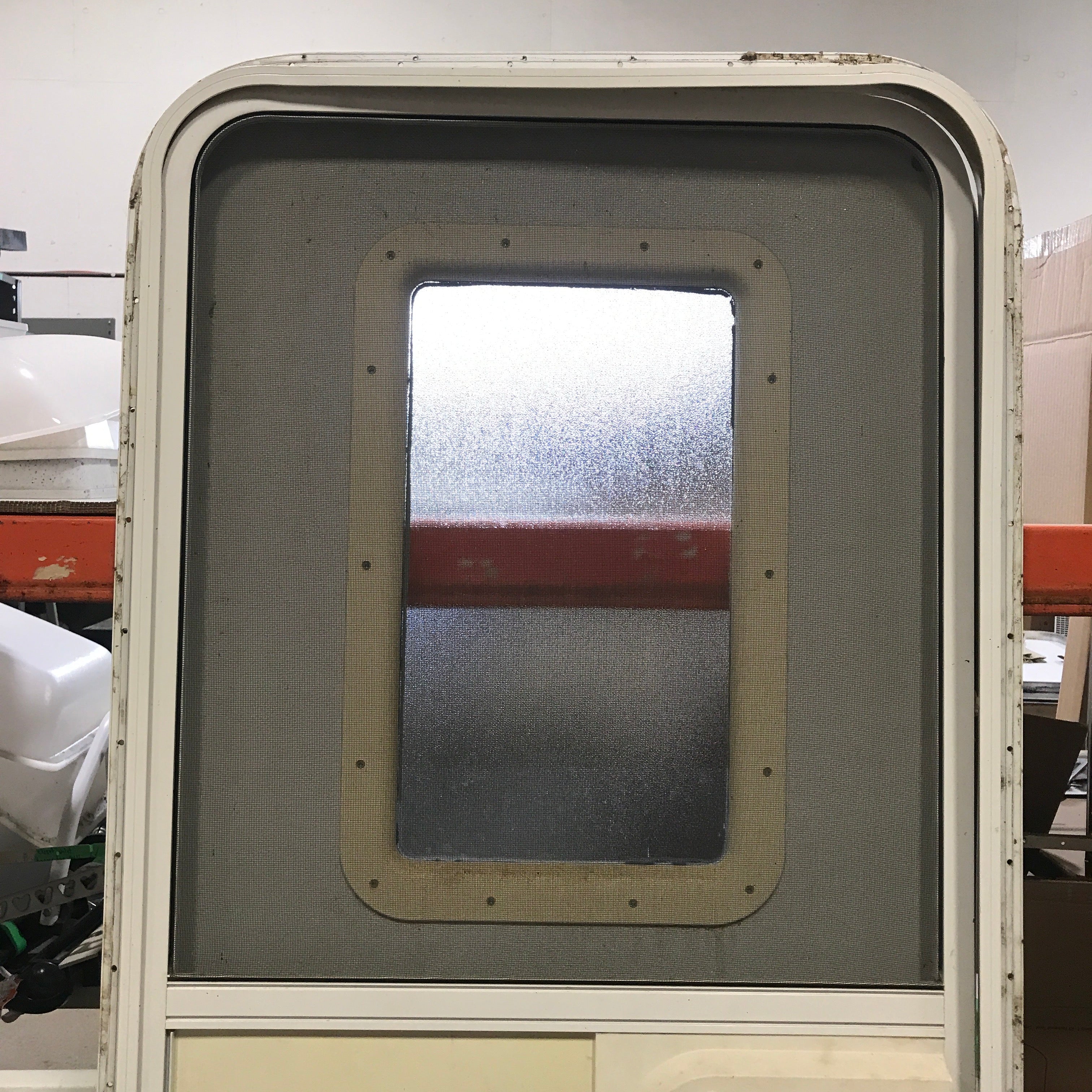 Used RV Radius Corner Entry Door 29 1/2" W x 71 1/4" H - Image 7