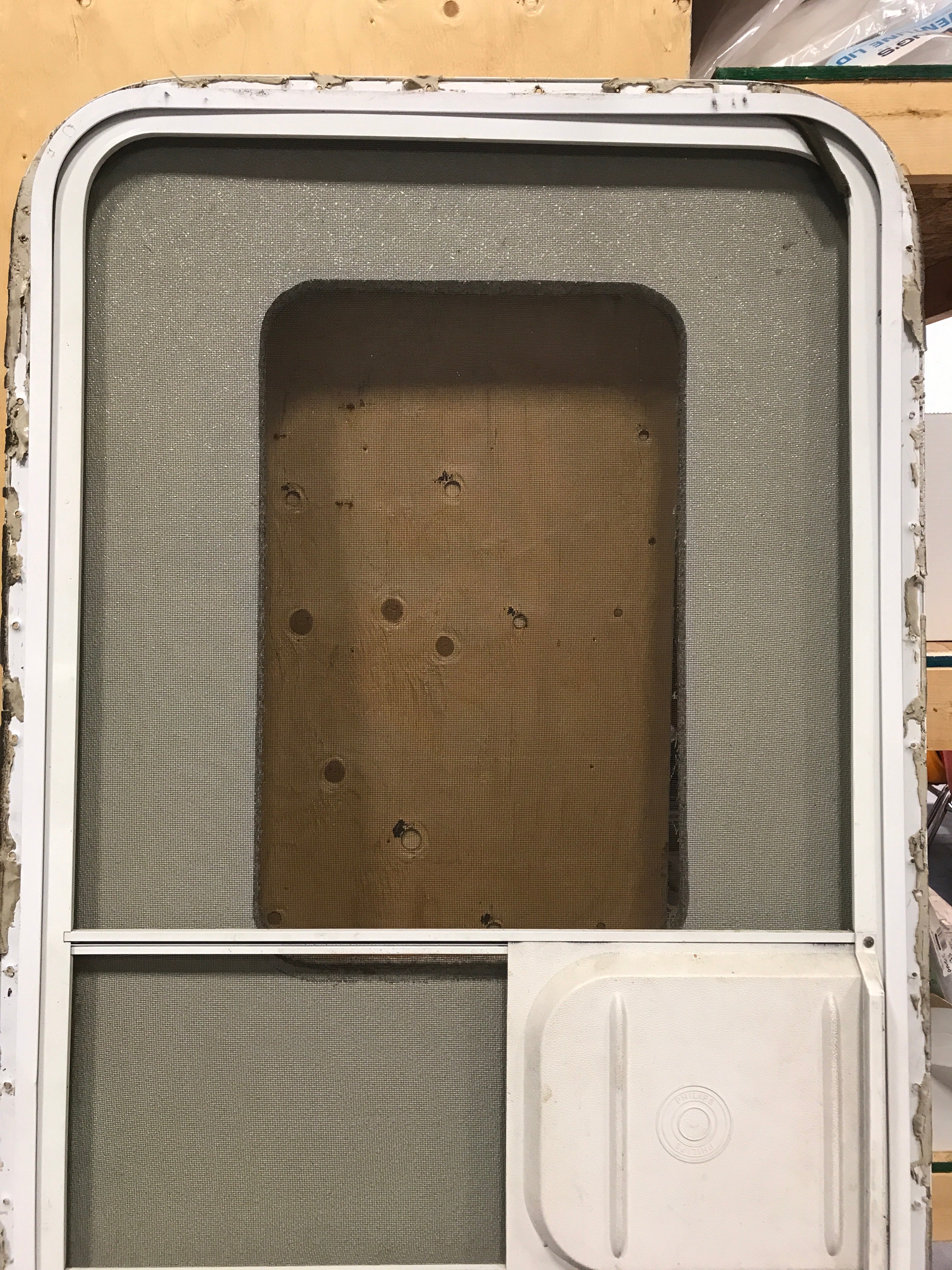 Used RV Radius Corner Entry Door 29 1/2" W x 72 1/4" H - Image 6
