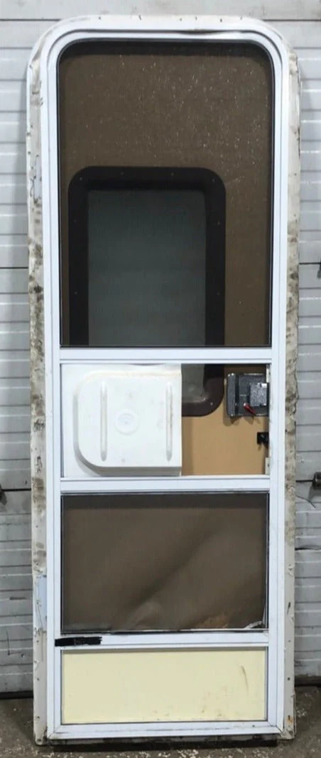Used Rv Radius Entry Door 24 1/4 x 71 - Image 4