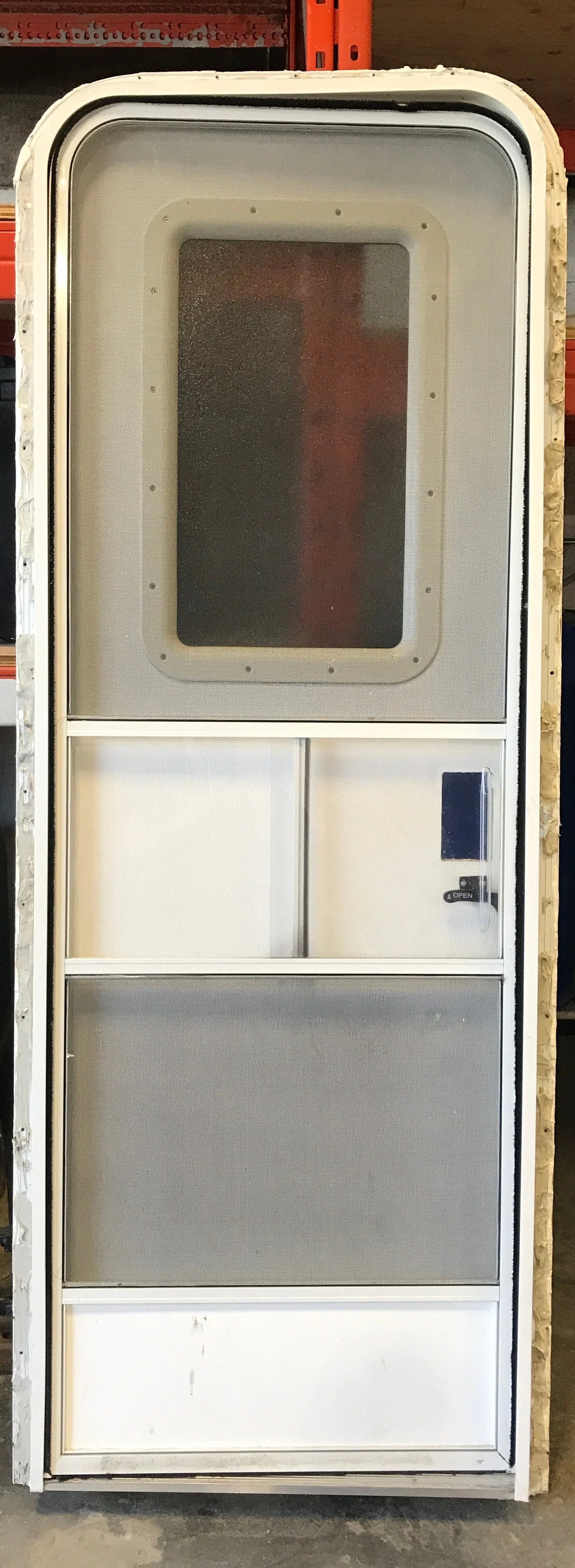 Used RV Radius Entry Door 25 5/8" x 71 1/2" - Image 6