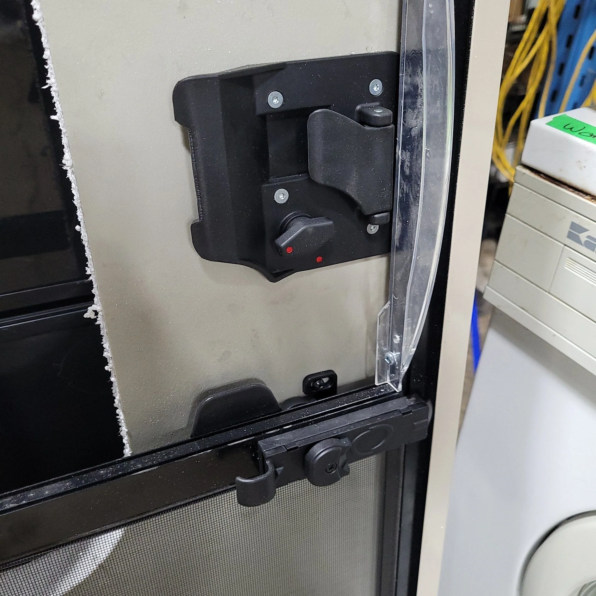 Used RV Radius Entry Door 29 3/4" x 77 3/4" Challenger Door (CARB 93120P2) - Image 7