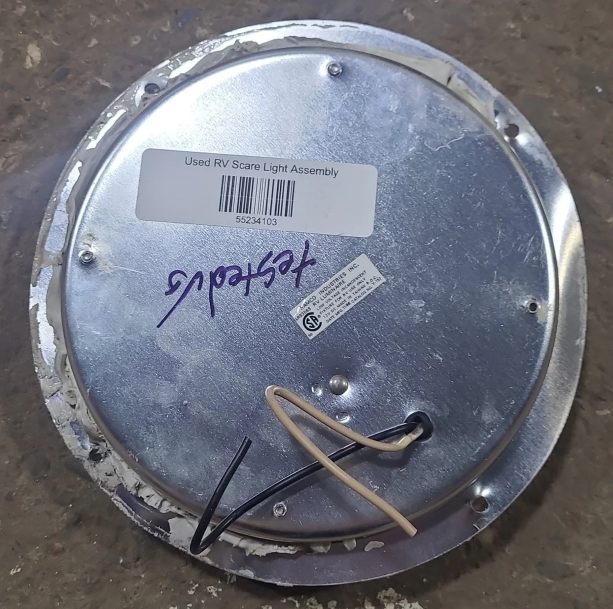 Used RV Scare Light Assembly - Image 2