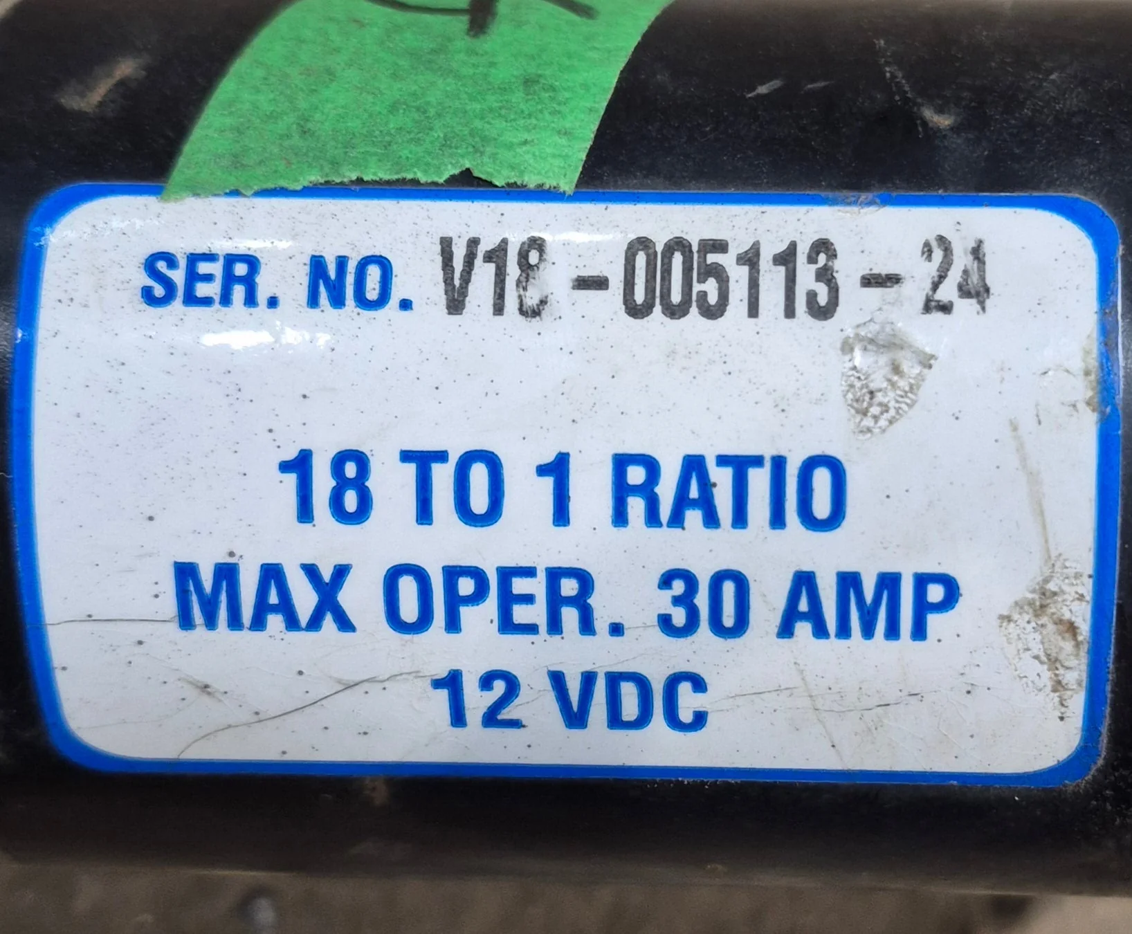 Used RV Slide Out Motor 18:1 - Image 5