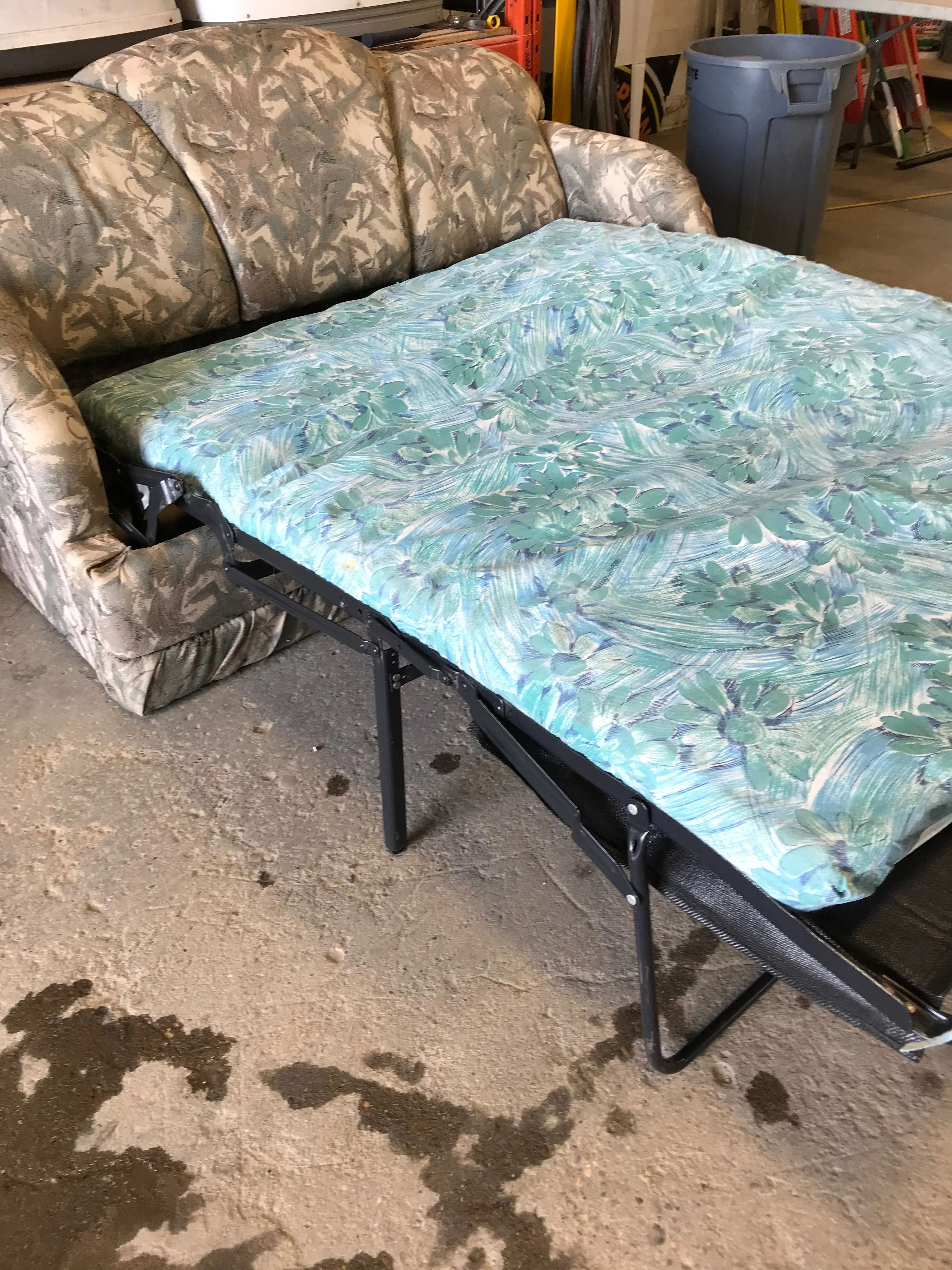 Used RV Sofa with Hide-A-Bed - 66” x 88” - Image 3