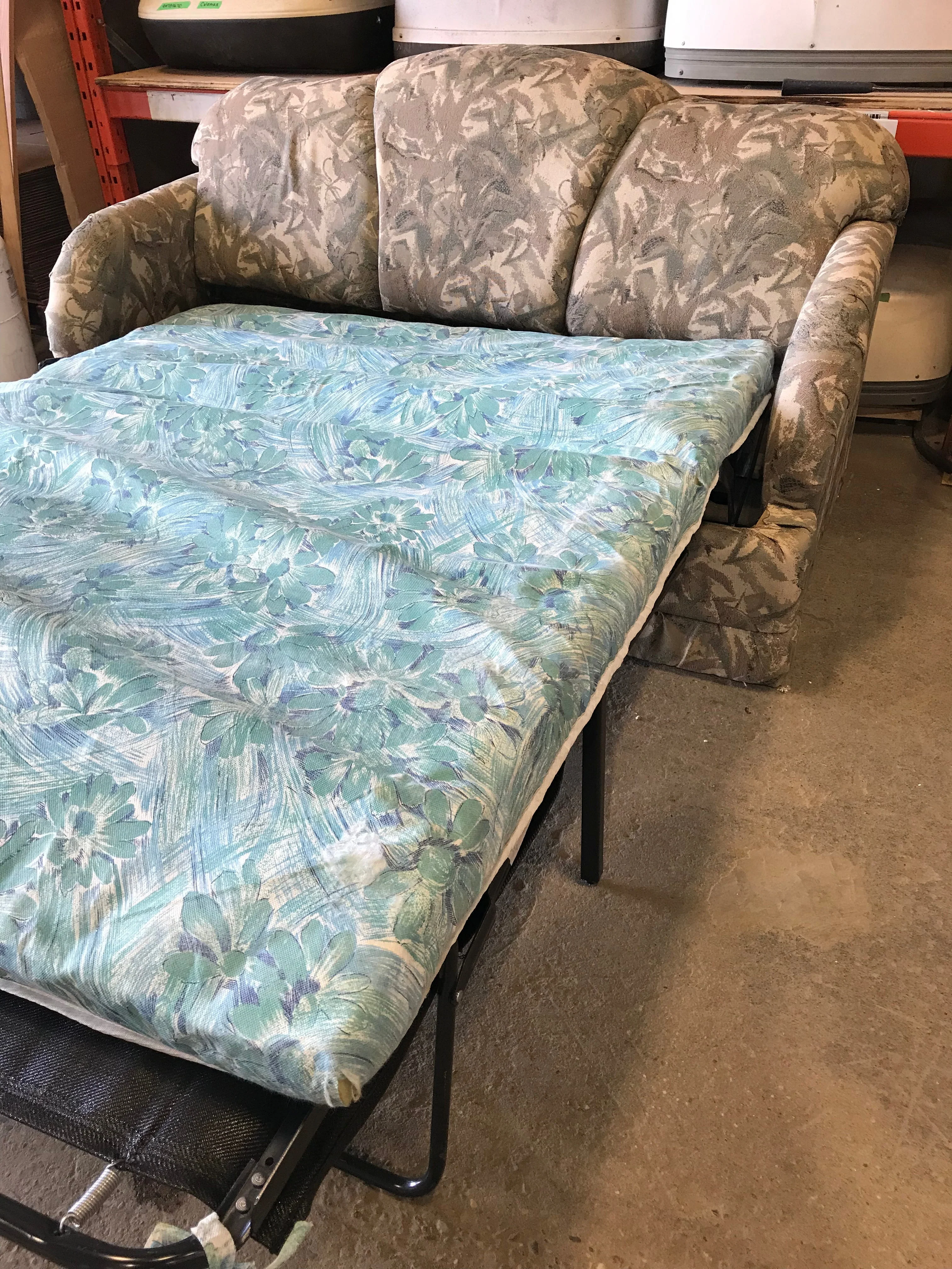 Used RV Sofa with Hide-A-Bed - 66” x 88” - Image 4