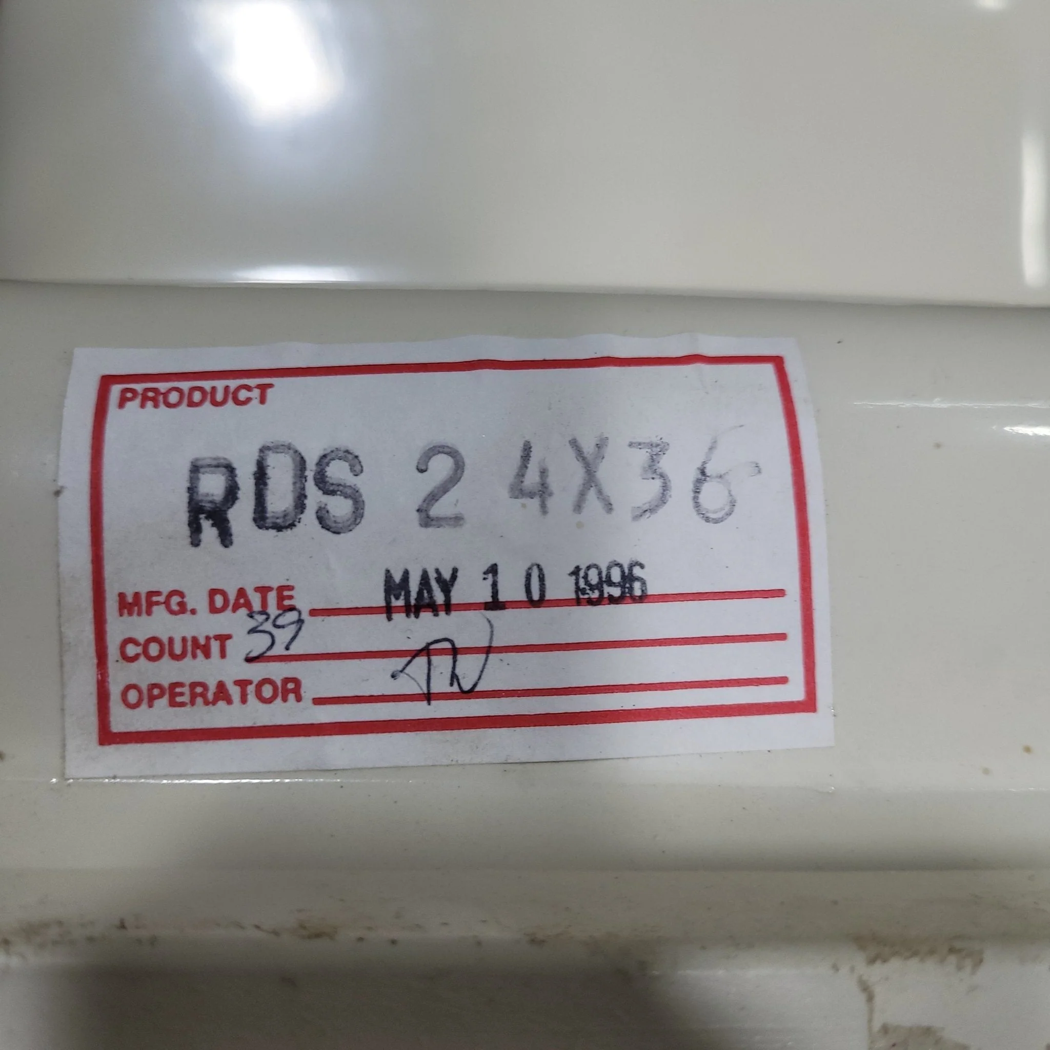 Used RV Step Bath Tub 36” x 24” - Right Hand Step - Image 6