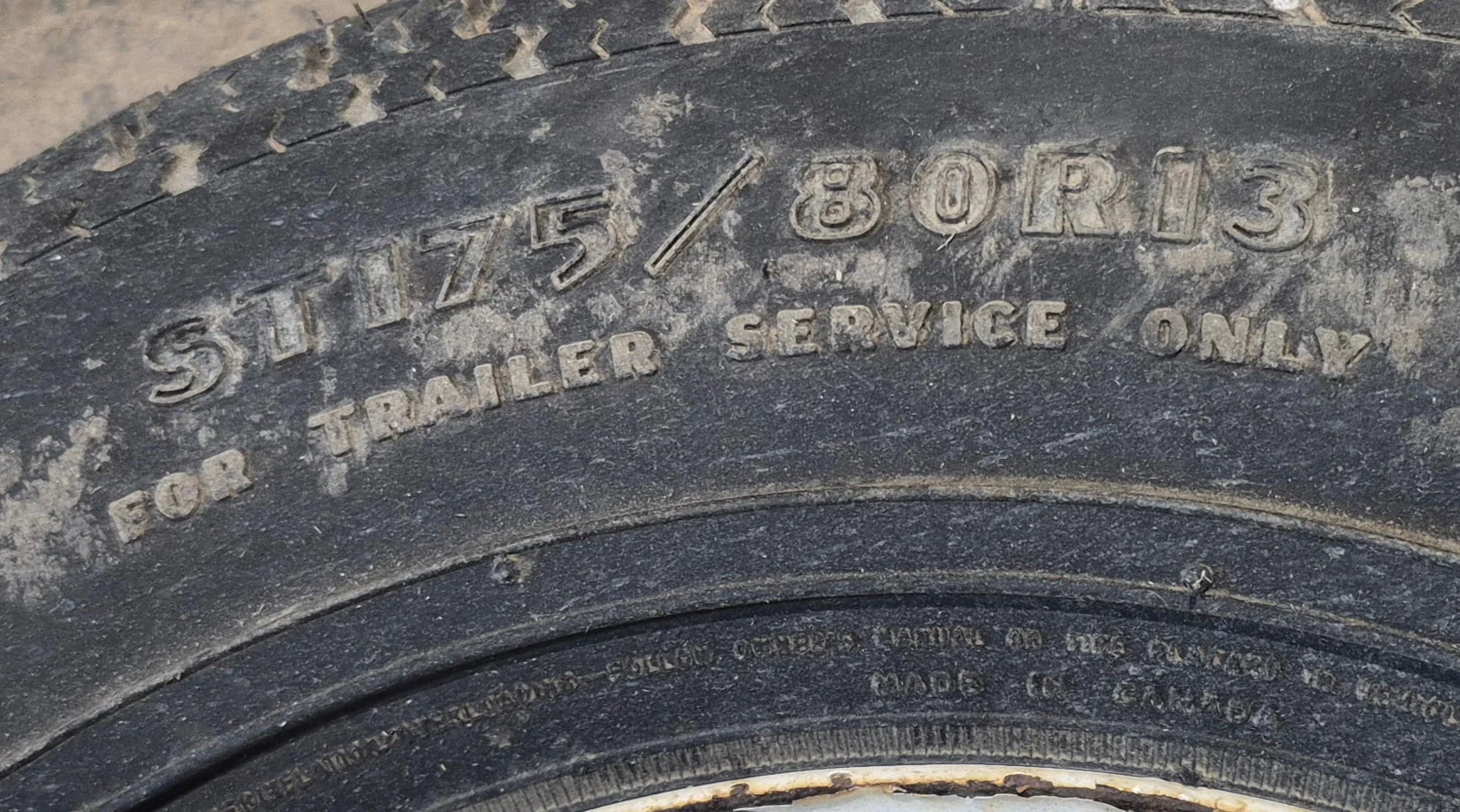 Used RV Tire & Rim 13" 5 bolt - Image 6