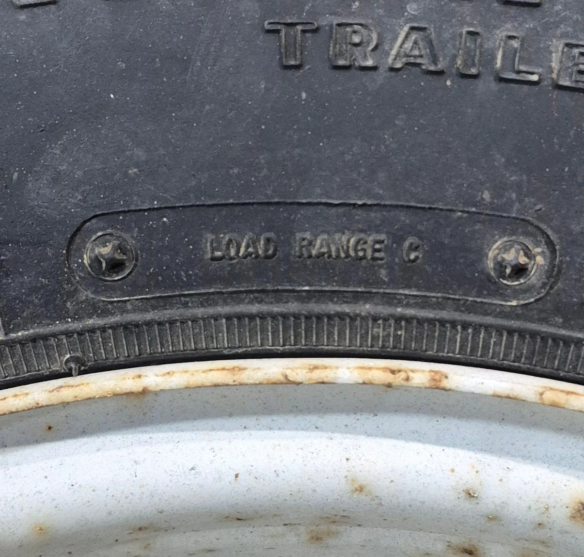 Used RV Tire & Rim 14" 5 bolt - Image 2