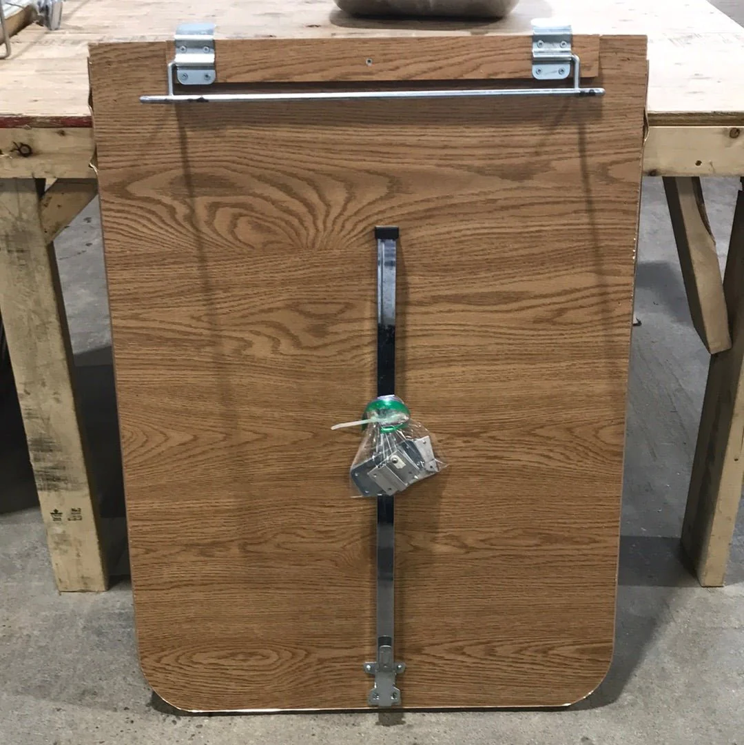 Used RV Wall Mount Table Top With Single Leg 37 1/2" L x 28" W - Image 2