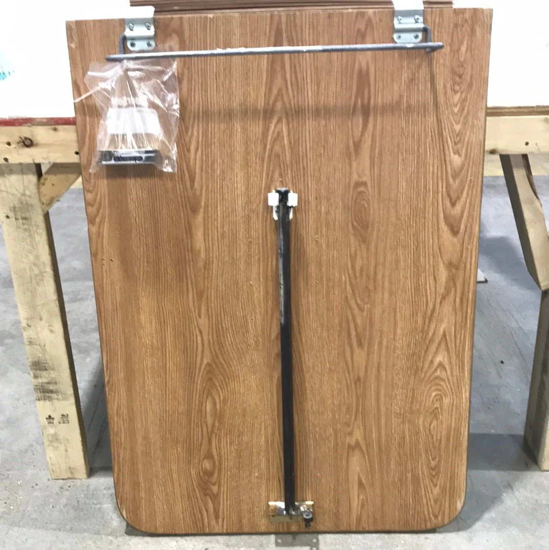 Used RV Wall Mount Table Top With Single Leg 39 5/8" L x 28" W - Image 2