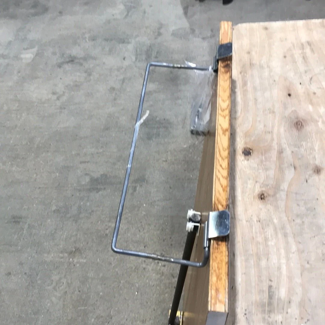 Used RV Wall Mount Table Top With Single Leg 39 5/8" L x 28" W - Image 3