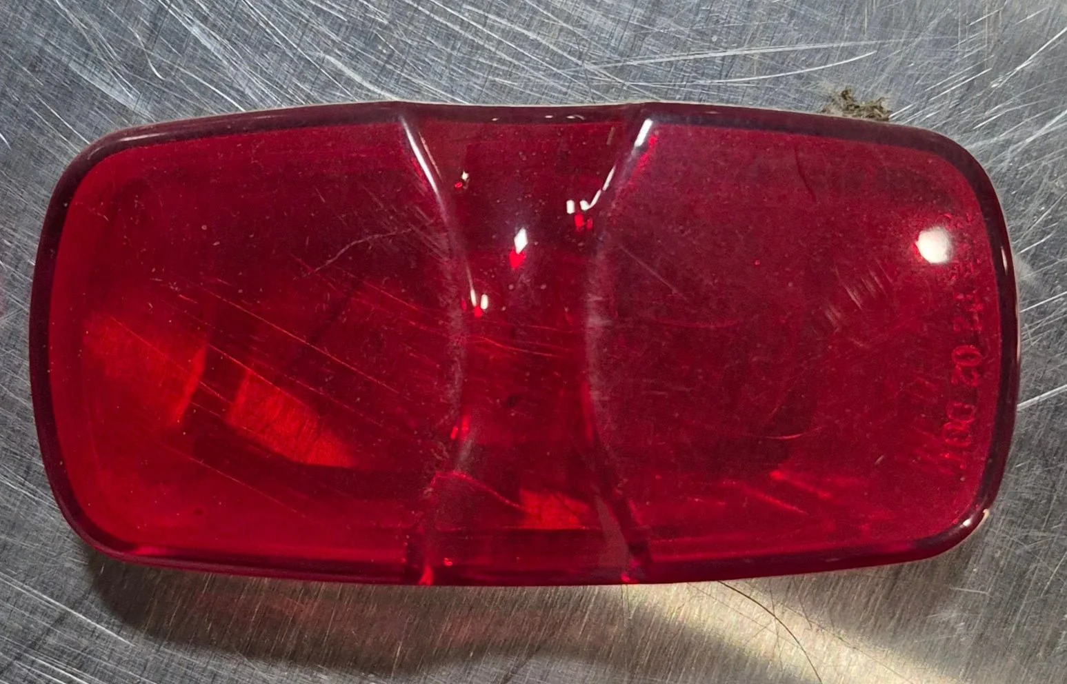 Used SAE-A-P2-DOT Replacement Lens for Marker Light - Red
