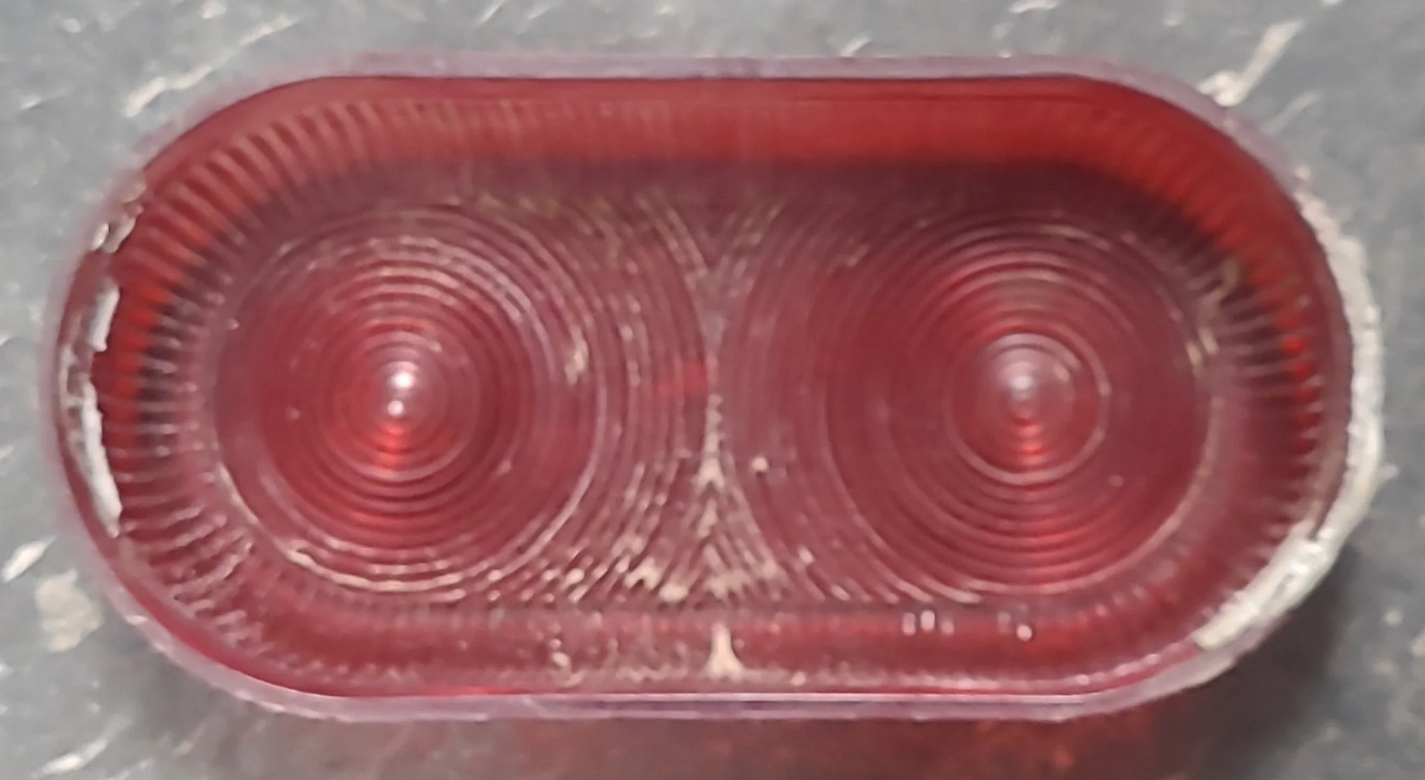 Used SAF-T-RAY 293 - SAE-P-64 Replacement Lens for Marker Light - Red - Image 4