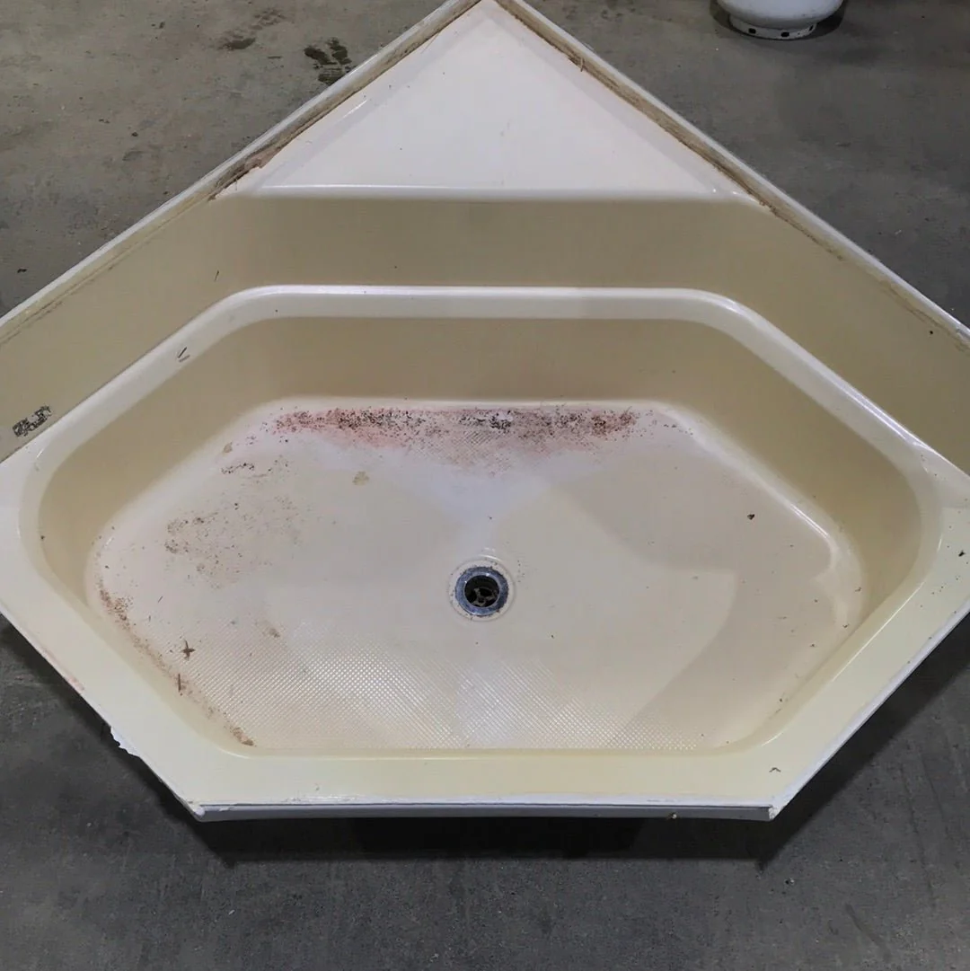 Used Shower Base (pan) W/Seat - Image 2