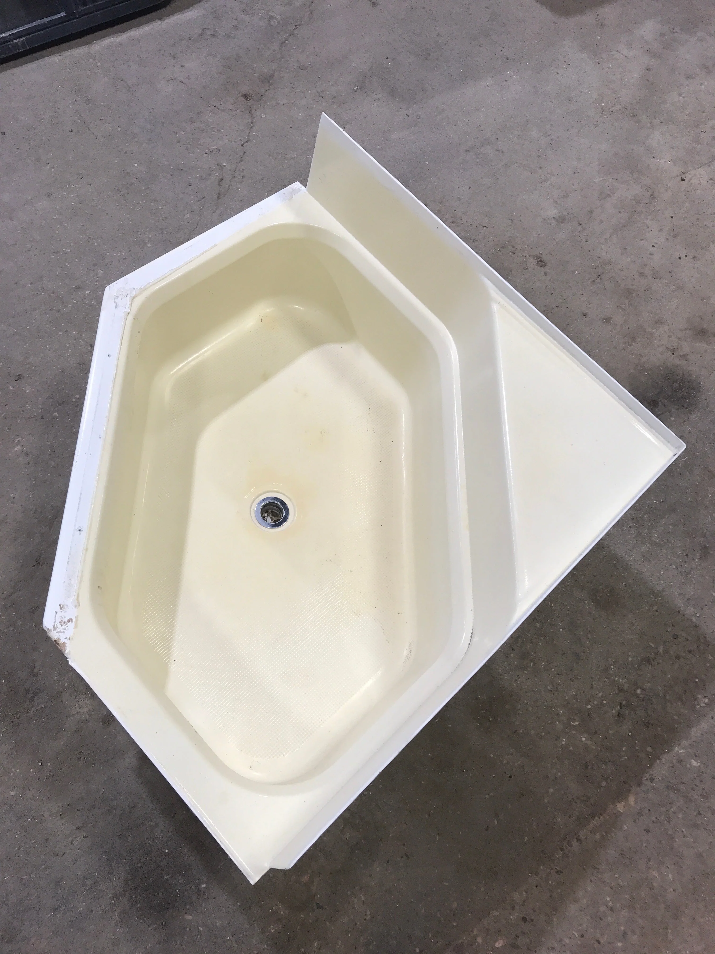 Used Shower Base/ Pan, With Seat - Image 3