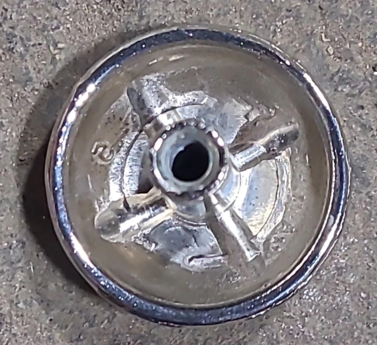 Used Silver Cabinet Knob - Image 2