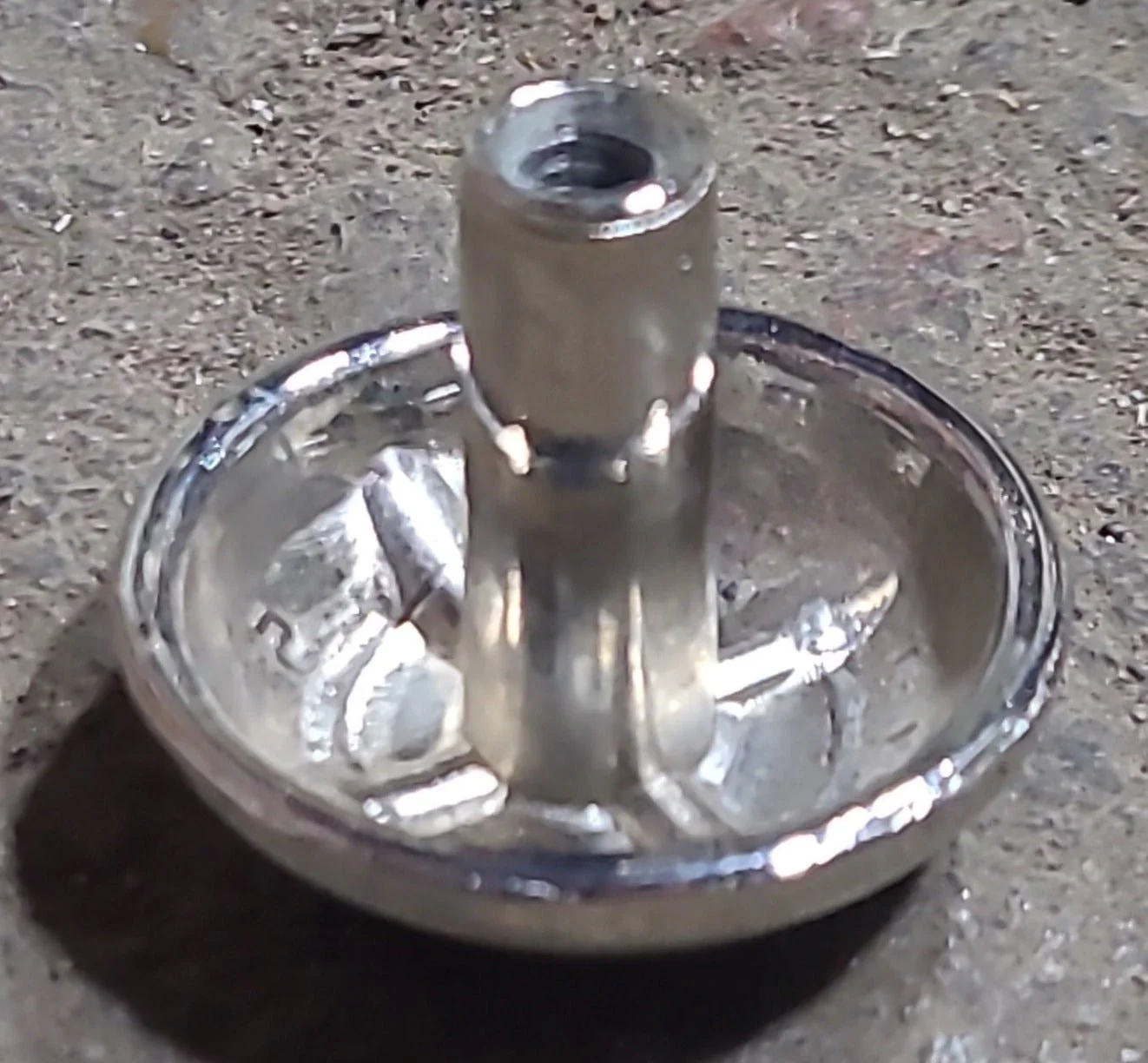 Used Silver Cabinet Knob - Image 3