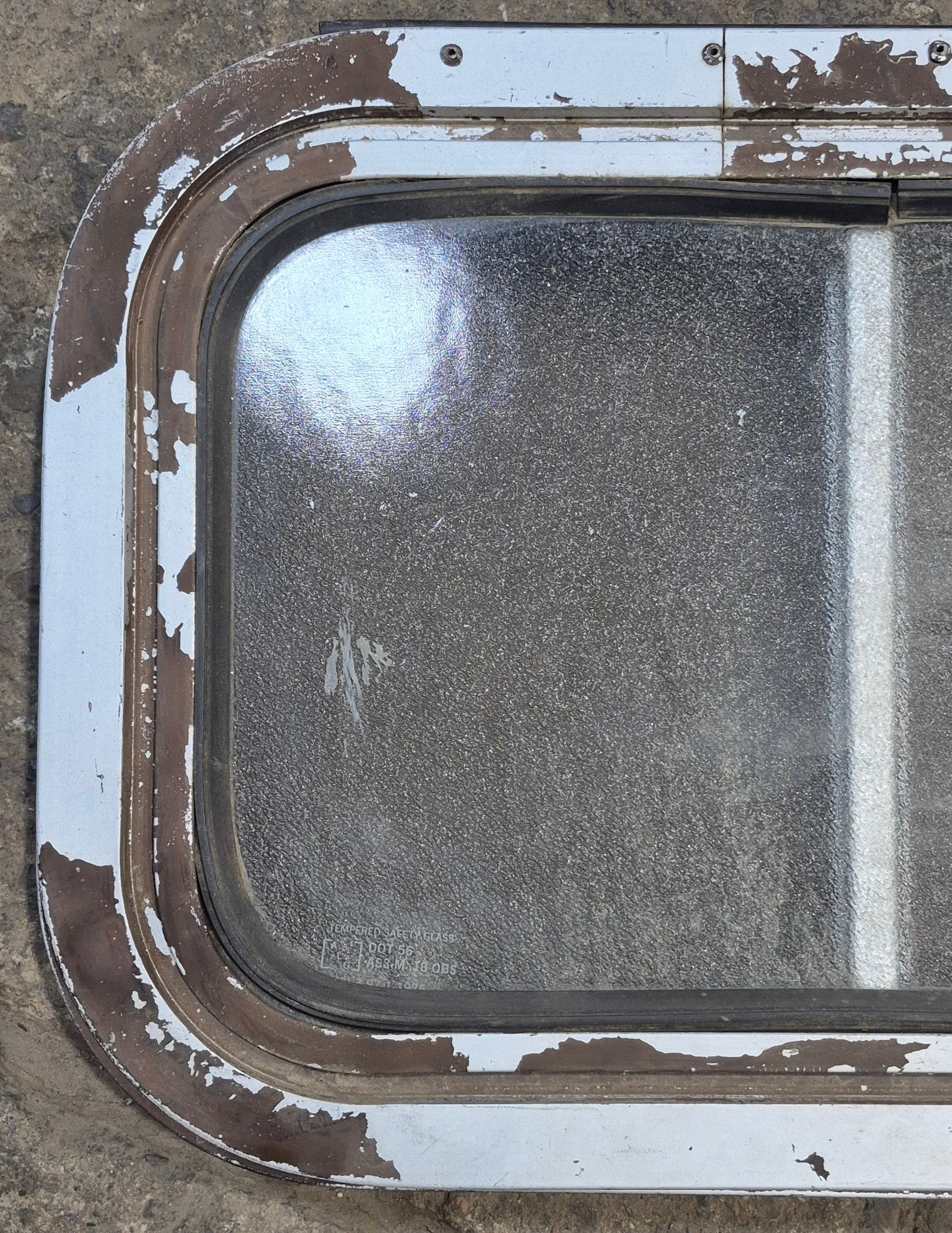 Used Silver-ish Radius Opening Window : 16 1/2 x 11 1/4" x 2" D - Image 3