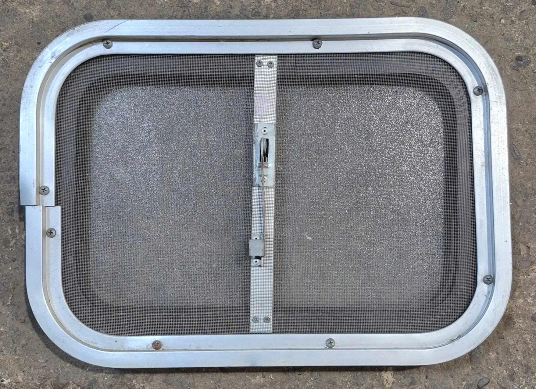 Used Silver-ish Radius Opening Window : 16 1/2 x 11 1/4" x 2" D - Image 5