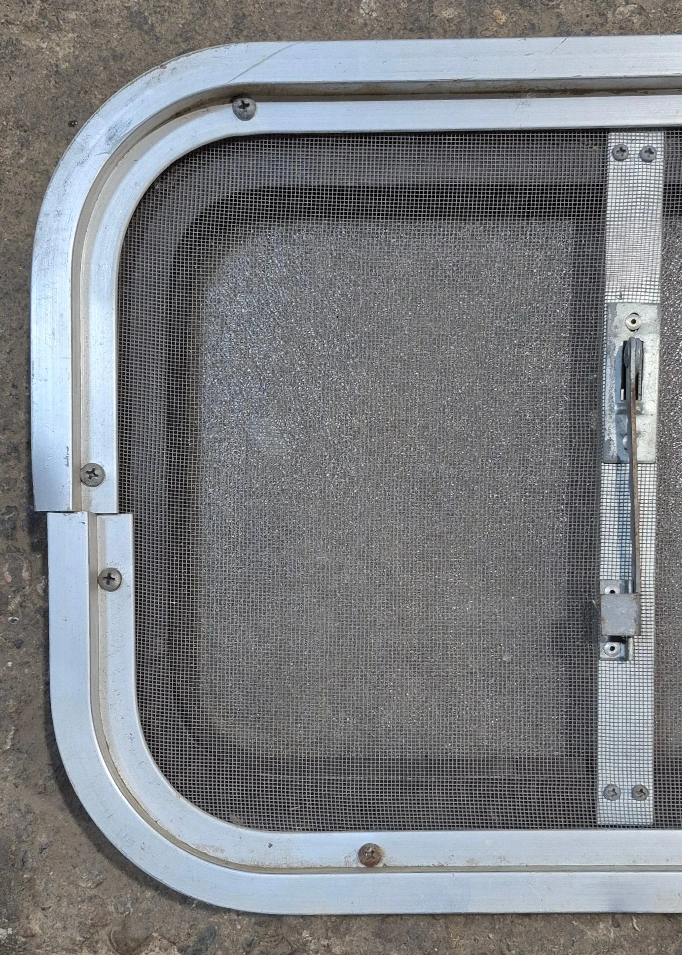 Used Silver-ish Radius Opening Window : 16 1/2 x 11 1/4" x 2" D - Image 7