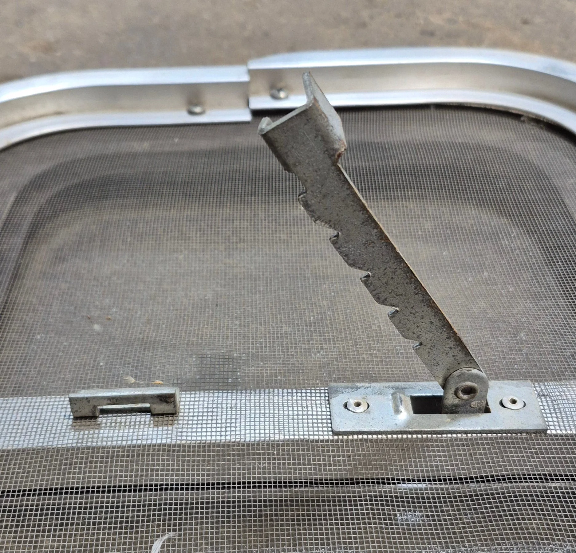 Used Silver-ish Radius Opening Window : 16 1/2 x 11 1/4" x 2" D - Image 9
