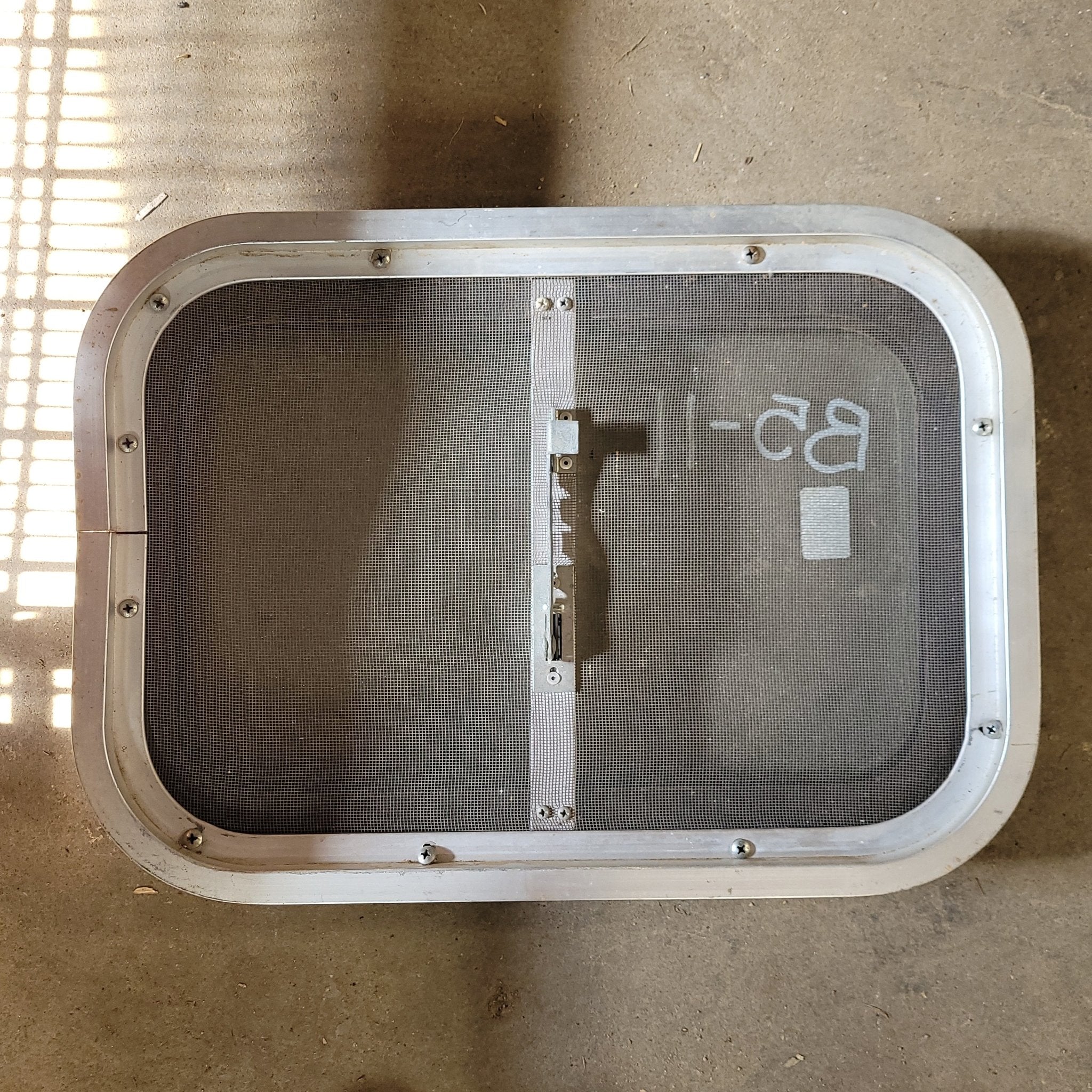Used Silver Radius Opening Window : 13 X 11 3/4 X 2" D - Image 2