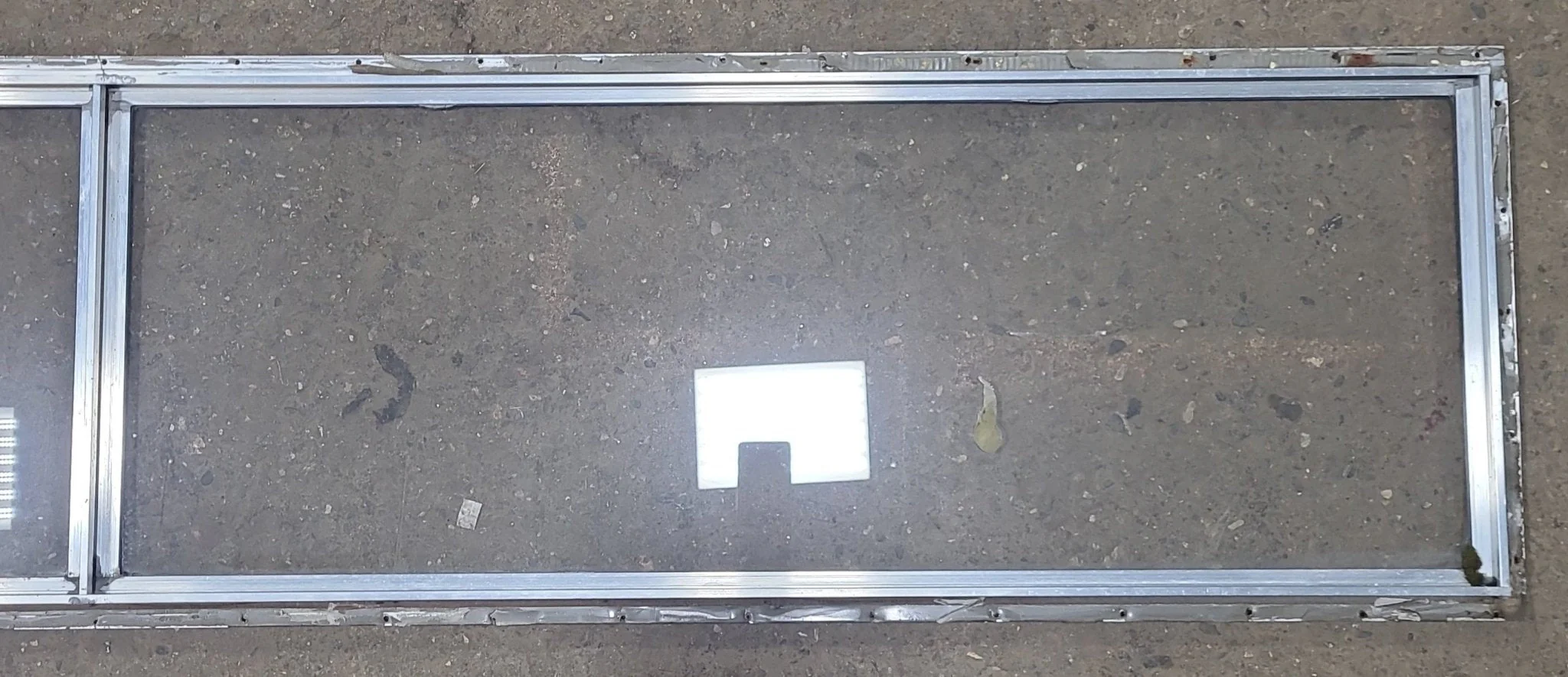 Used Silver Square Non Opening Window: 78 5/8" X 14 3/4" X 3/4" D - Image 6