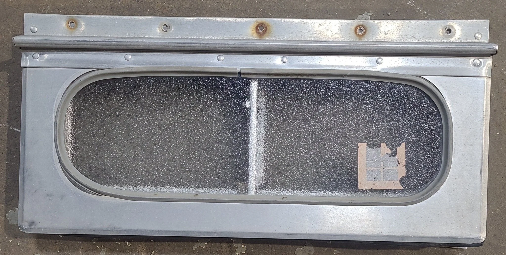 Used Silver Square Opening Window: 14 1/4" W x 6" H x 1 1/2" D