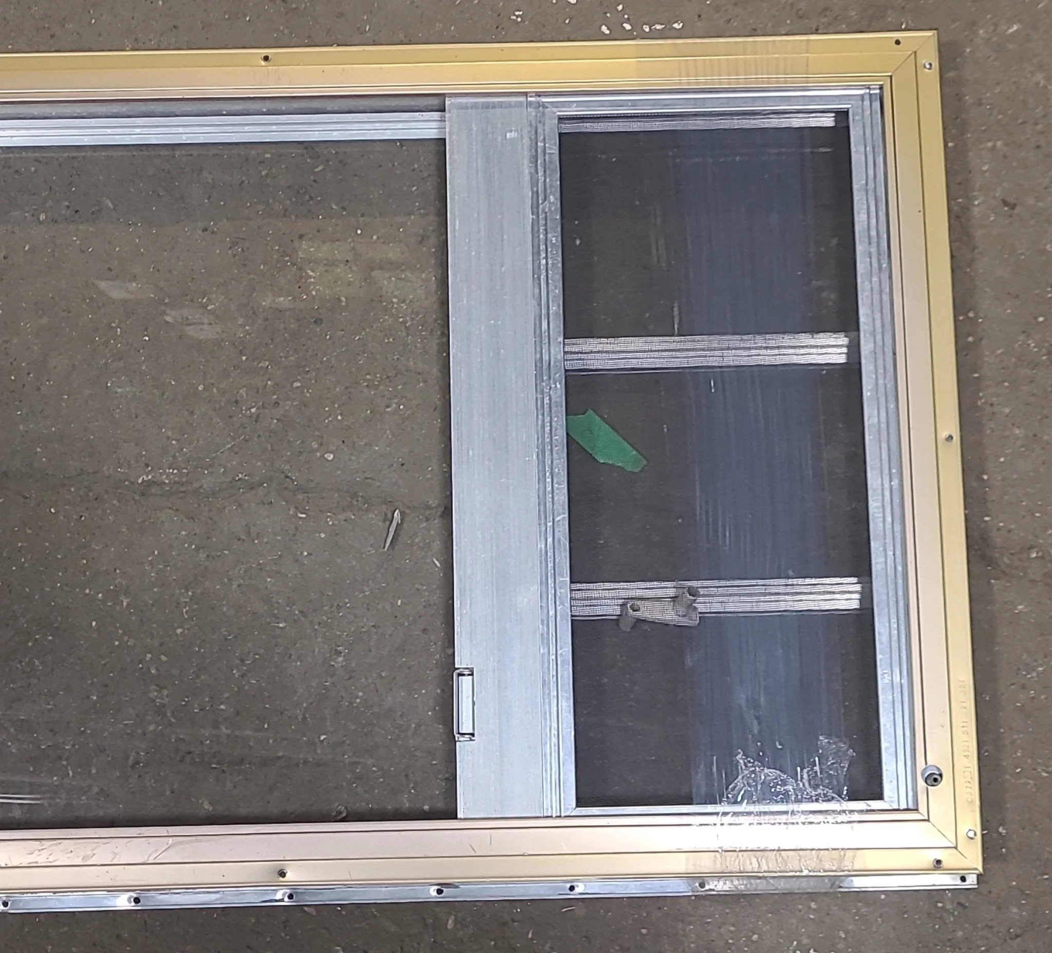 Used Silver Square Emergency Opening Window: 35 5/8" X 21 3/4" X 1 1/2" D - Image 6