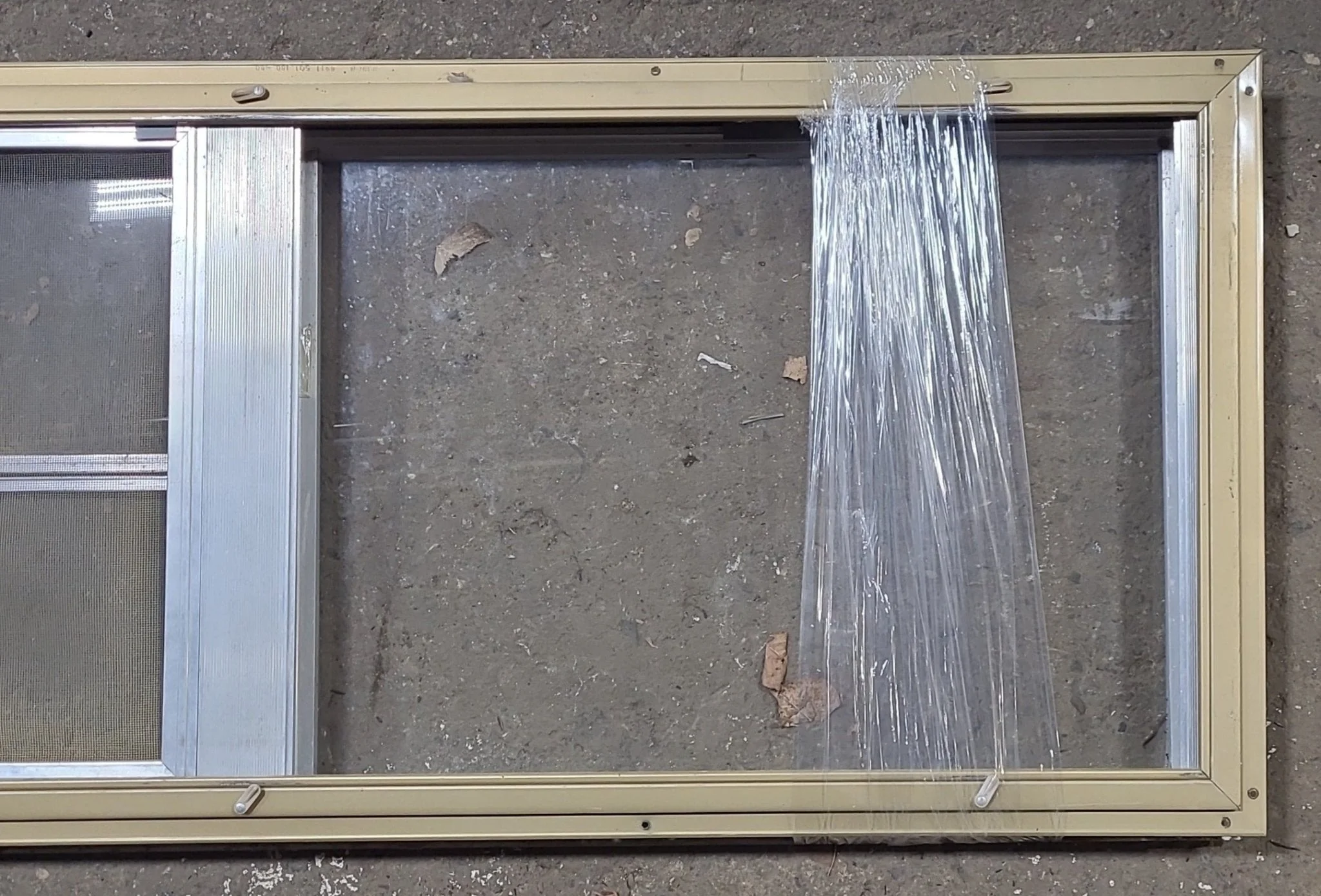 Used Silver Square Opening Window: 47 3/4" W x 17 5/8" H x 1 1/2" D - Image 6