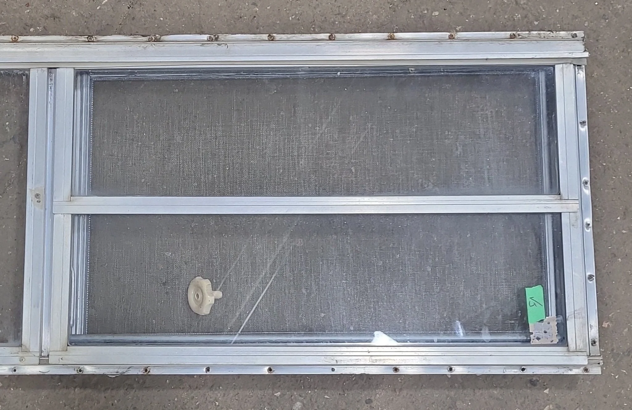 Used Silver Square Opening Window: 59 3/4" X 17 3/4" X 1 1/2" D - Image 3