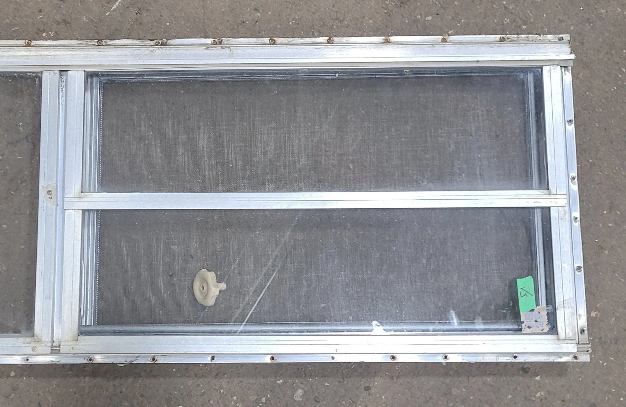 Used Silver Square Opening Window: 59 3/4" X 17 3/4" X 1 1/2" D - Image 4