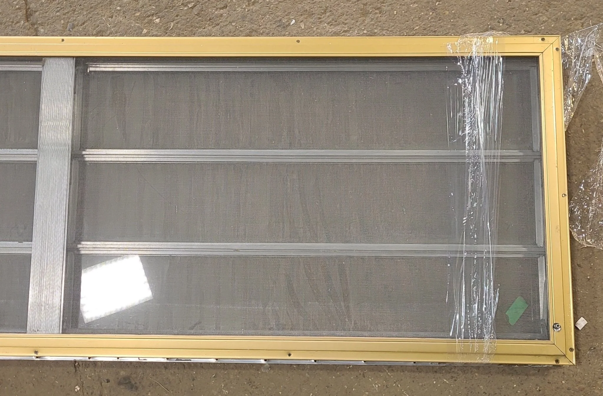 Used Silver Square Opening Window: 71 3/4" X 21 1/2" X 1 1/2" D - Image 6