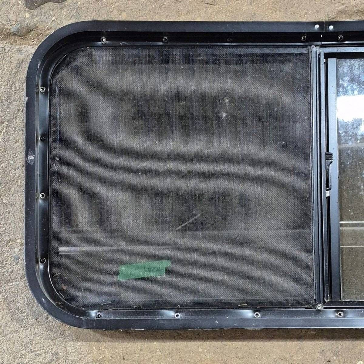 Used Slanted Black Radius Opening Window - 41 1/4" X 17 3/4" X 2" - Image 6