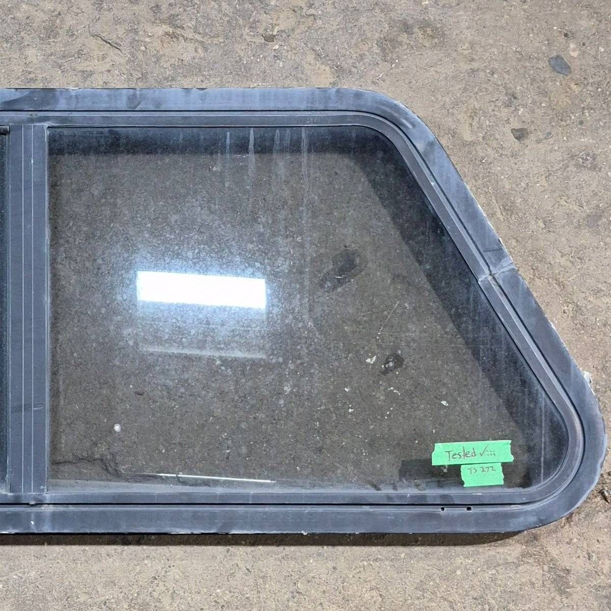 Used Slanted Black Radius Opening Window - 41.75" X 17 1/2" X 1.875" - Image 3