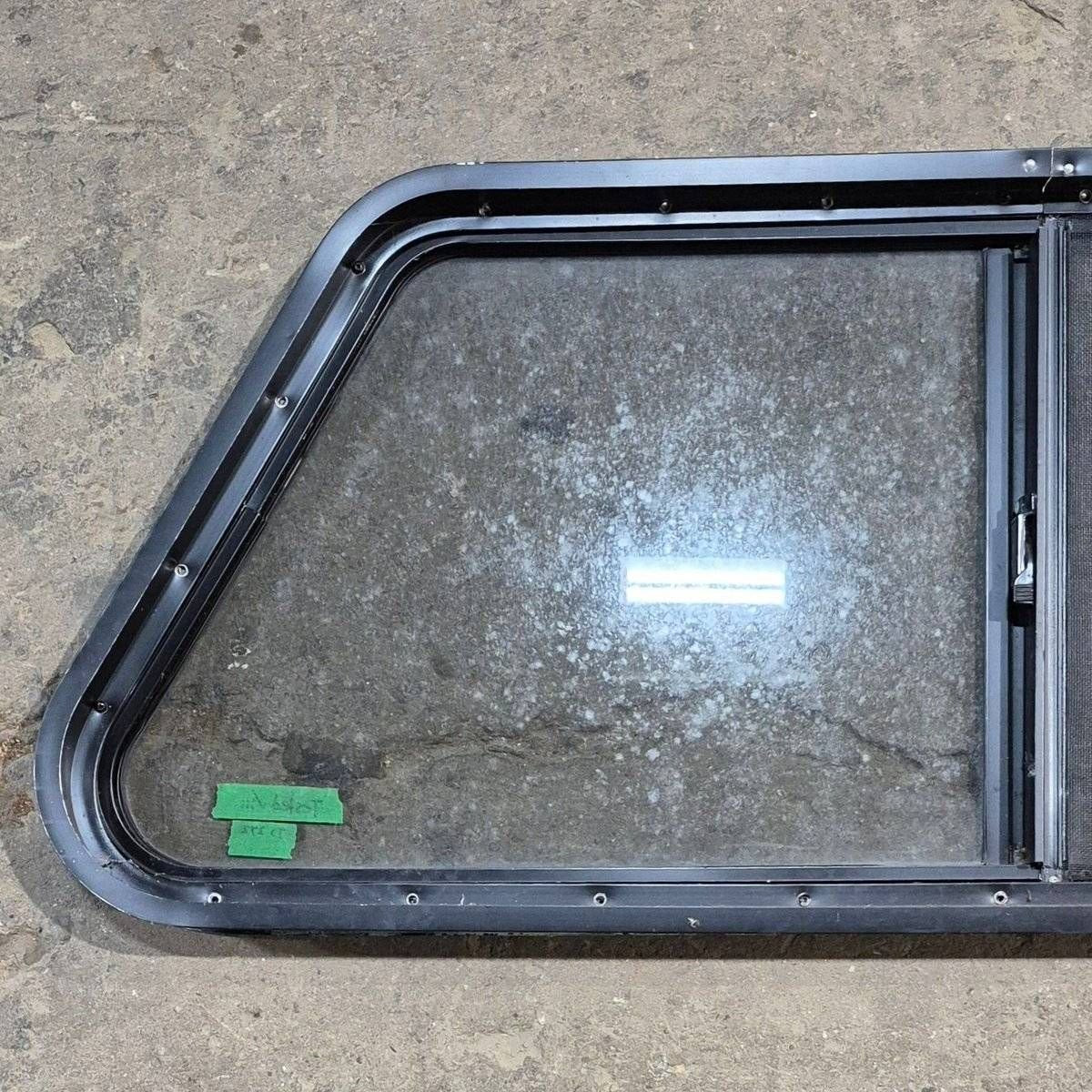 Used Slanted Black Radius Opening Window - 41.75" X 17 1/2" X 1.875" - Image 7