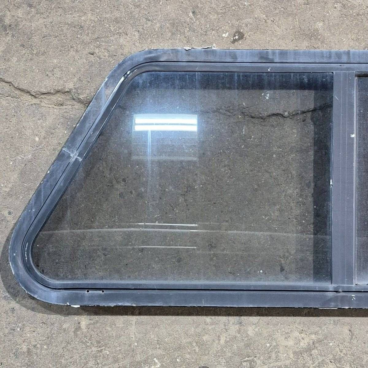 Used Slanted Black Radius Opening Window - 41.75" X 17 1/2" X 1.875" - Image 2