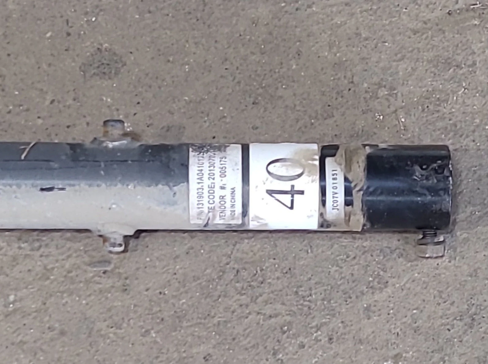 Used Slide Out Linear Actuator - 1A041012-24-01-Rev.A - Image 2