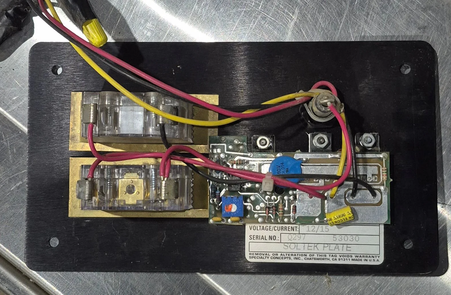 Used Soltek Mark III Regulator/ Monitor Panel - SC3/15-12-S9 - Image 3