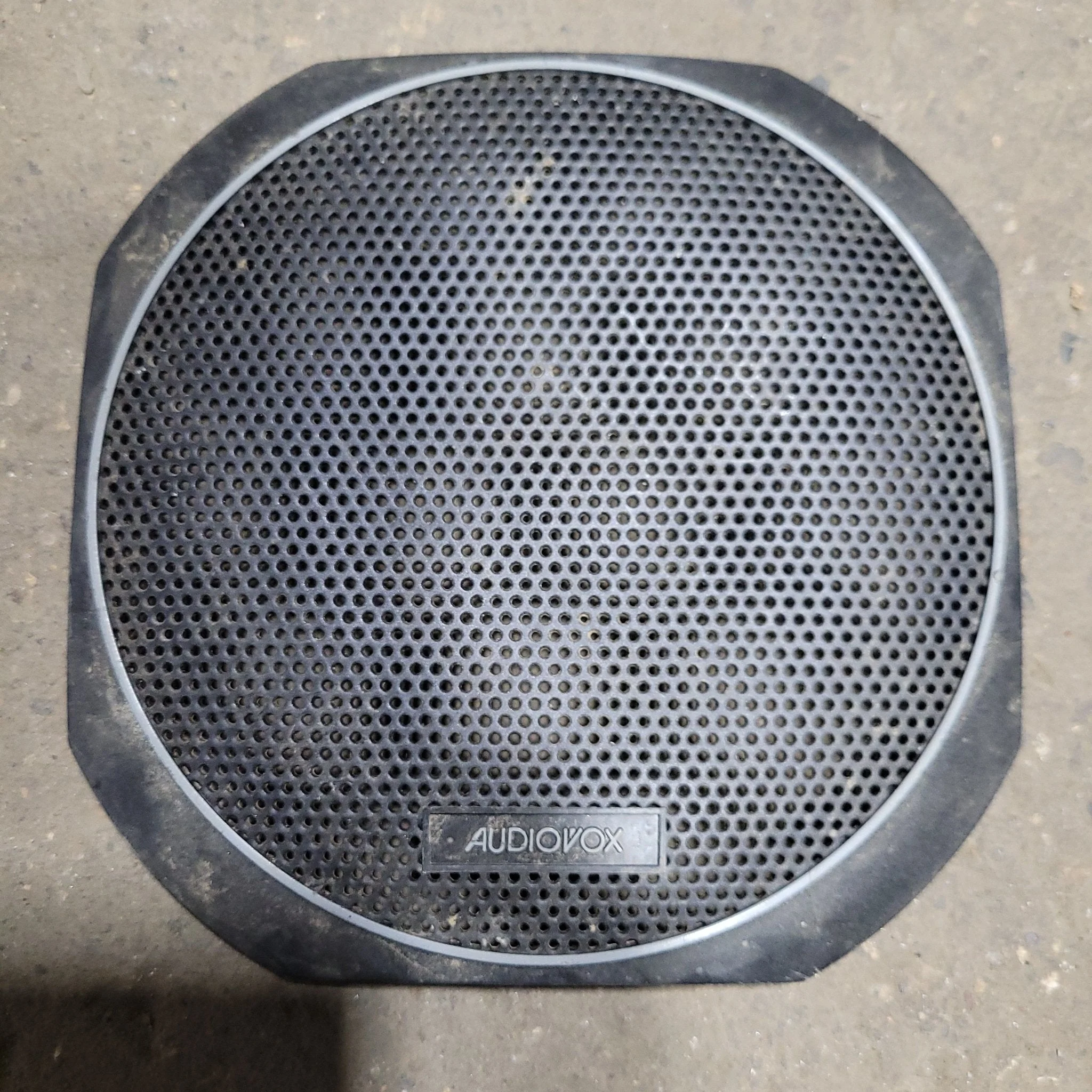 Used Speaker cover 6 1/2" W, snap on style