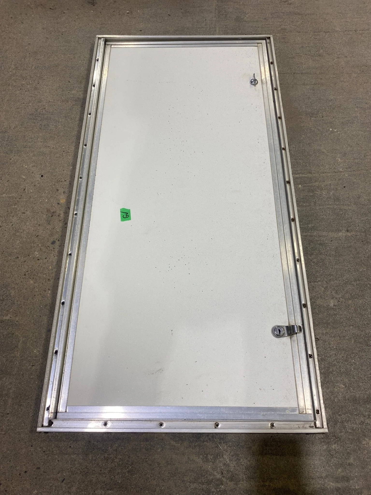 Used Square Corner Cargo Door 39 1/2" x 18 3/4" X 3/4" D - Image 2