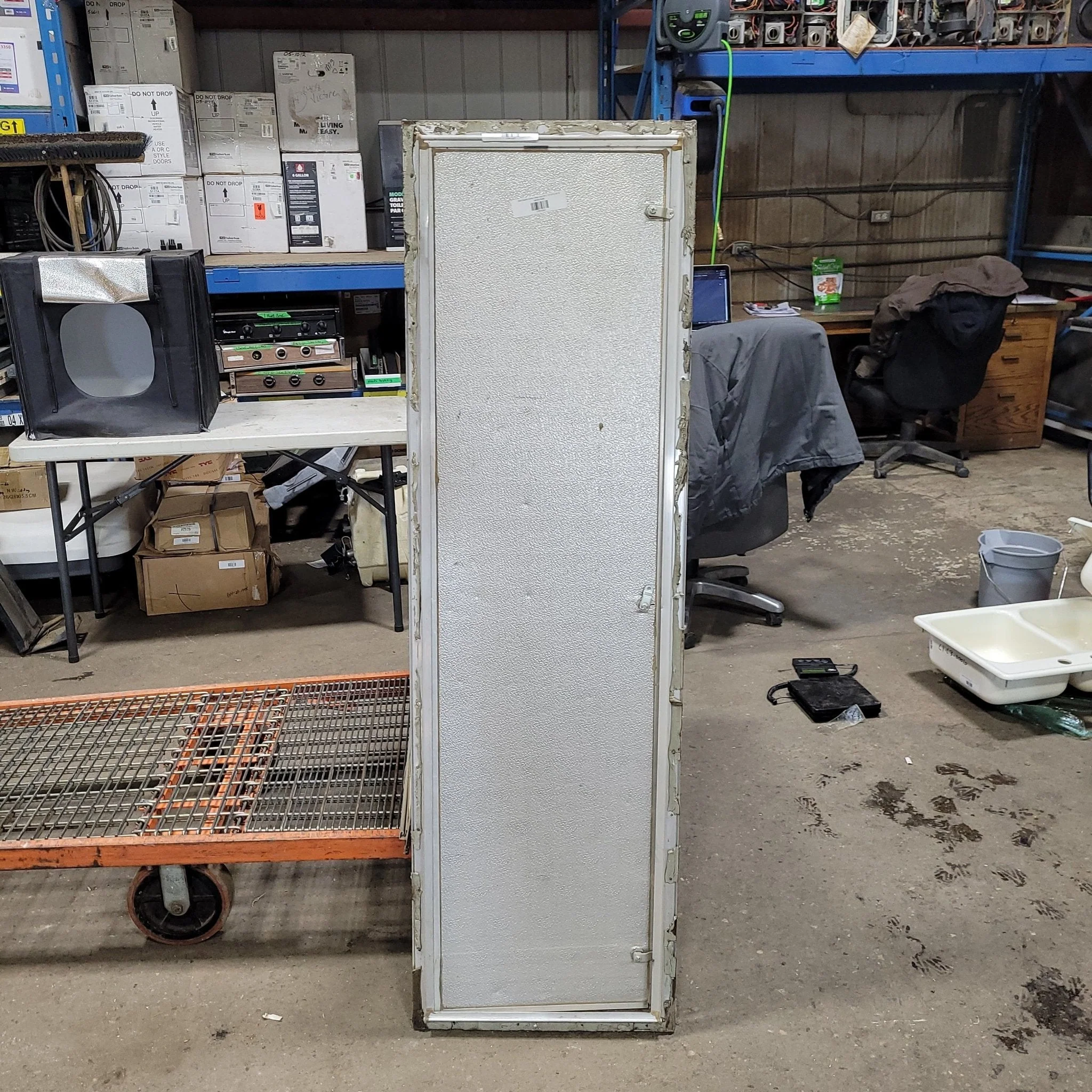 Used Square Corner Cargo Door 59" x 16 1/2" X 3/4" D - Image 2