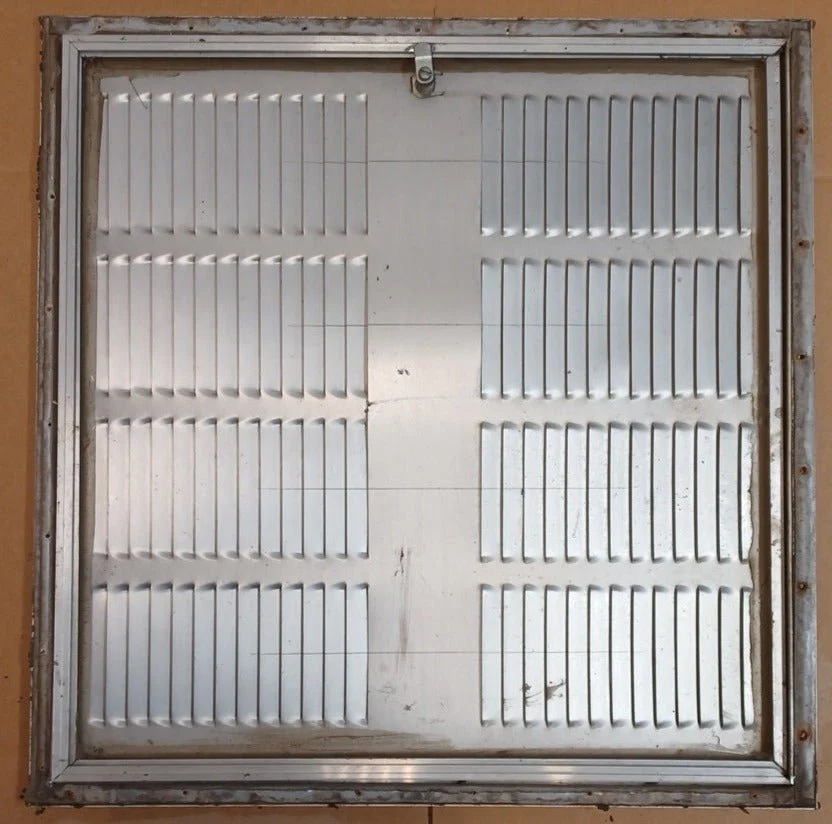 Used Square Cornered Battery/Propane Cargo Door 25 3/8" x 25 3/4" x 1"D - Image 2