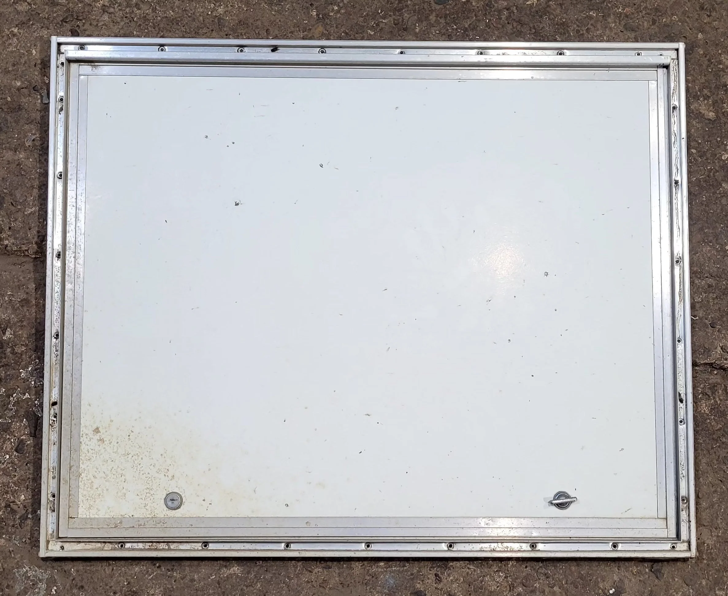 Used Square Cornered Cargo Door 30" x 23 3/4" x 3/4"D