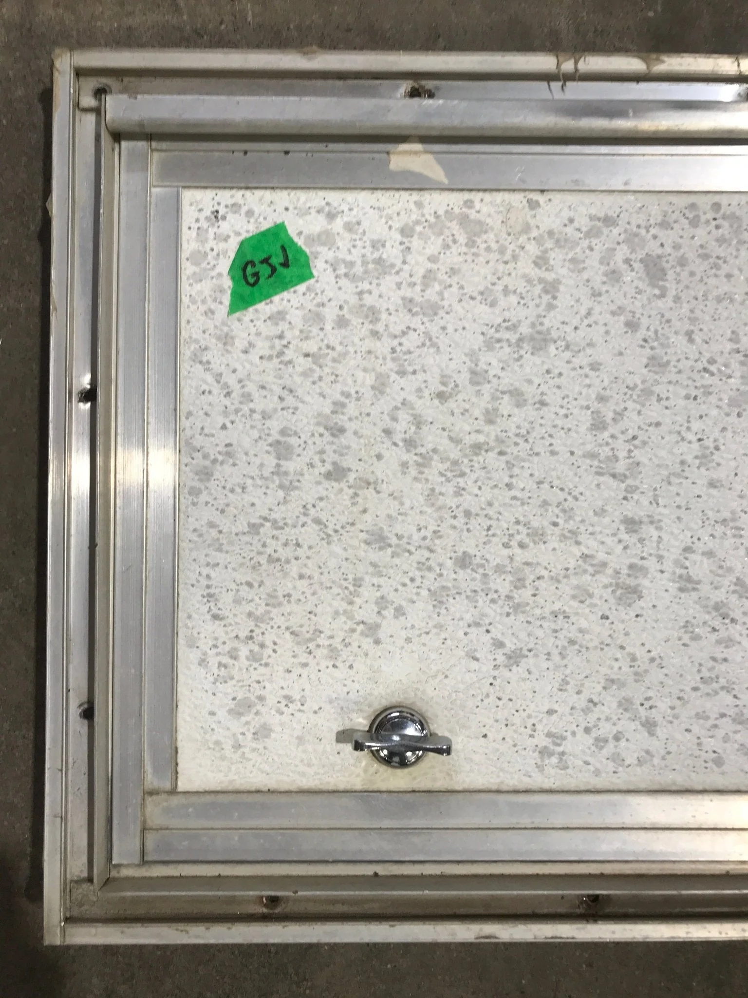 Used Square Cornered Cargo Door - 15 1/2" x 10 1/2" x 3/4" D - Image 2