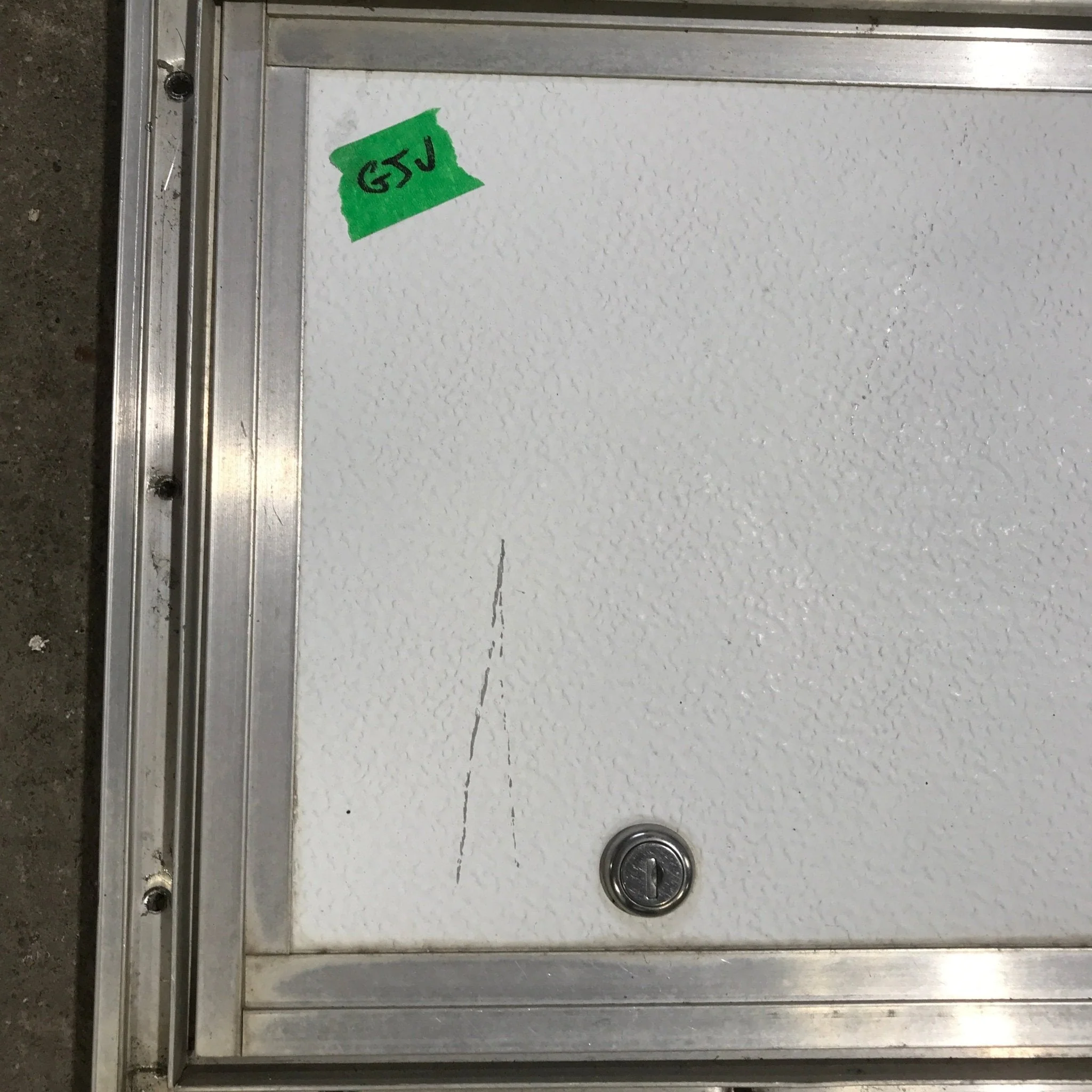 Used Square Cornered Cargo Door - 17.50" X 10.50" X .625" - Image 3